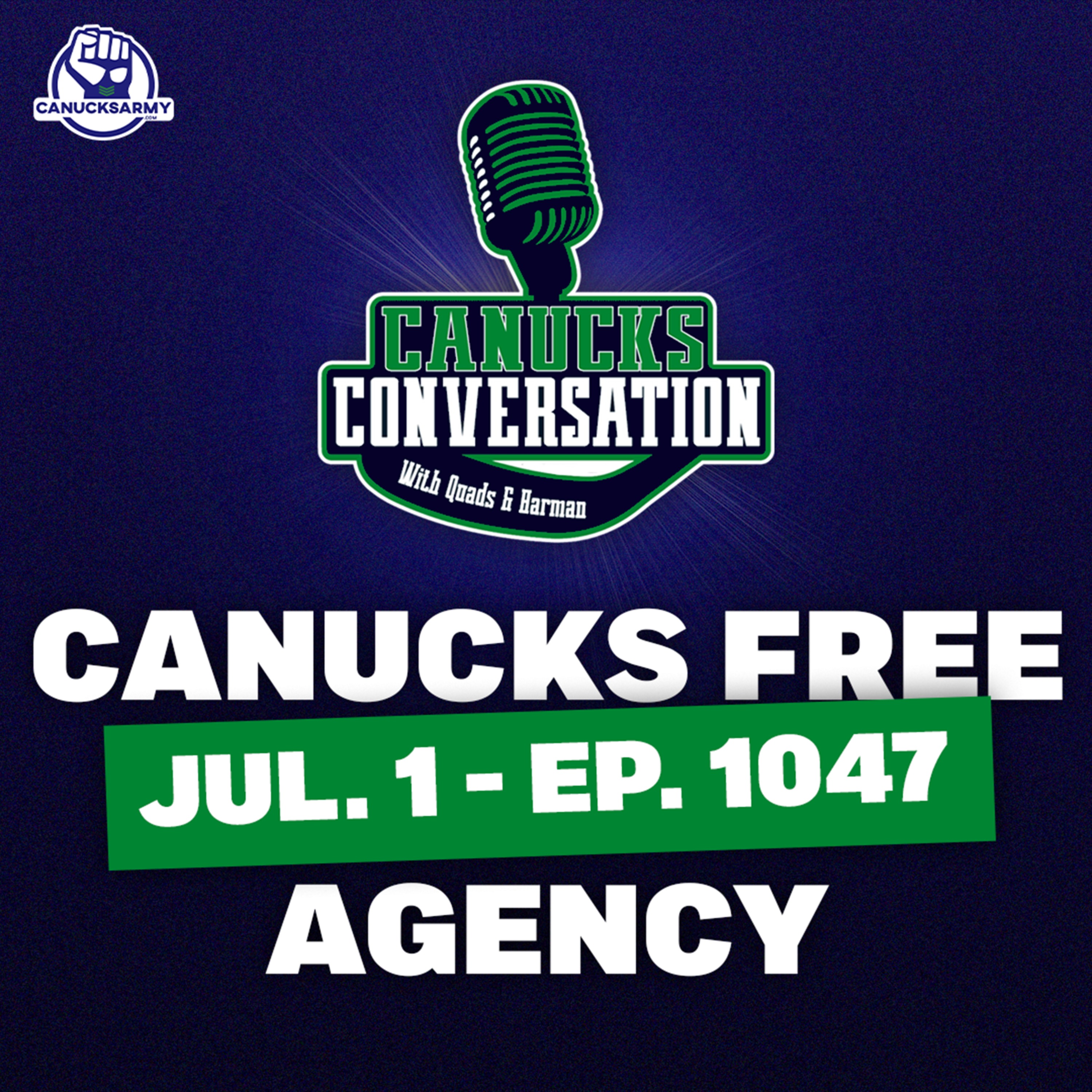 Jul. 1: Canucks free agency reaction + Happy Canada Day! (ep. 1047)
