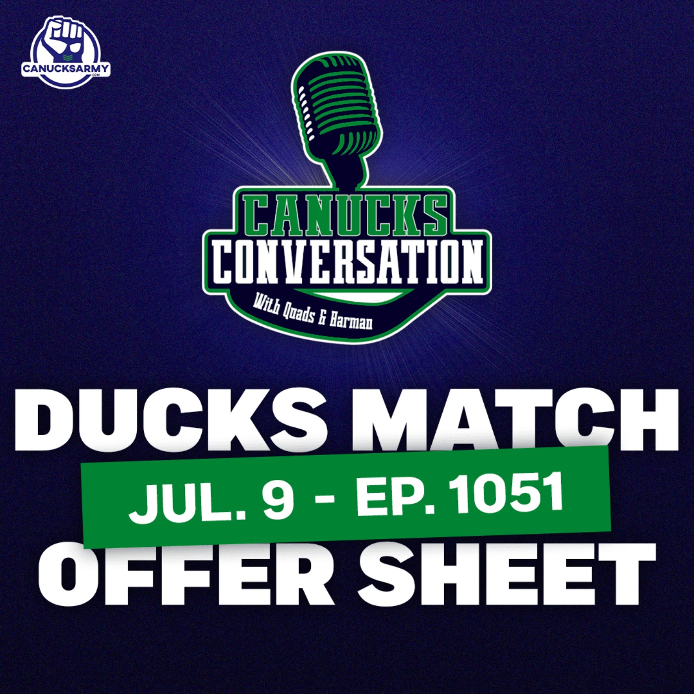 Jul. 9: Ducks match Carlsson offer sheet ft. Josh Elliott-Wolfe (ep. 1051)