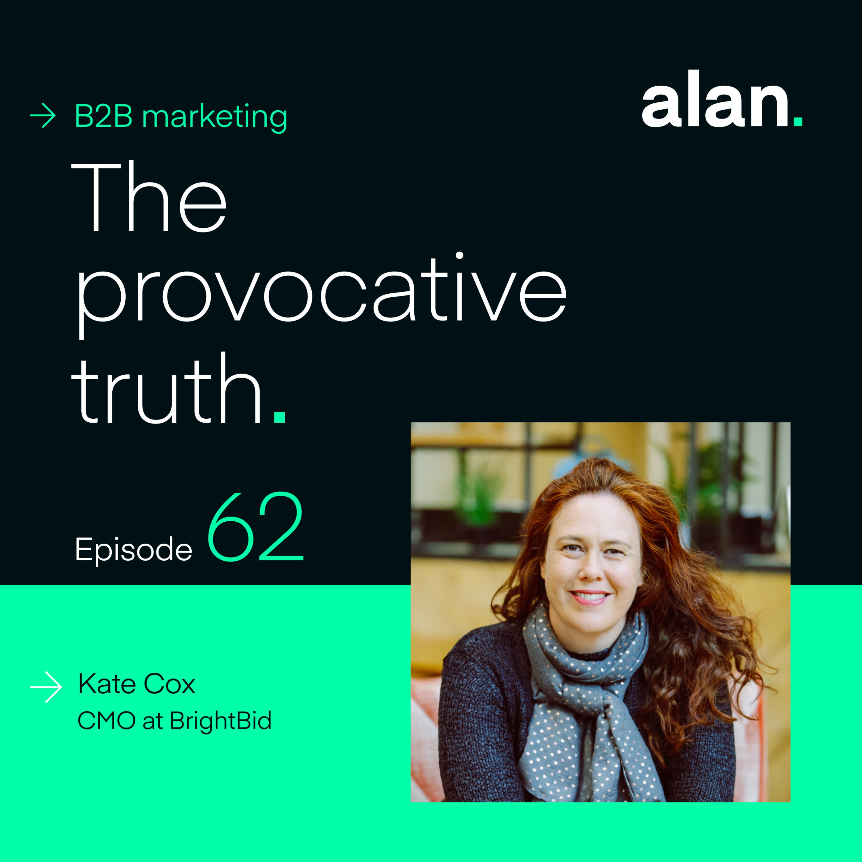 cover art for Reworking the B2B sales model with Kate Cox, CMO at BrightBid