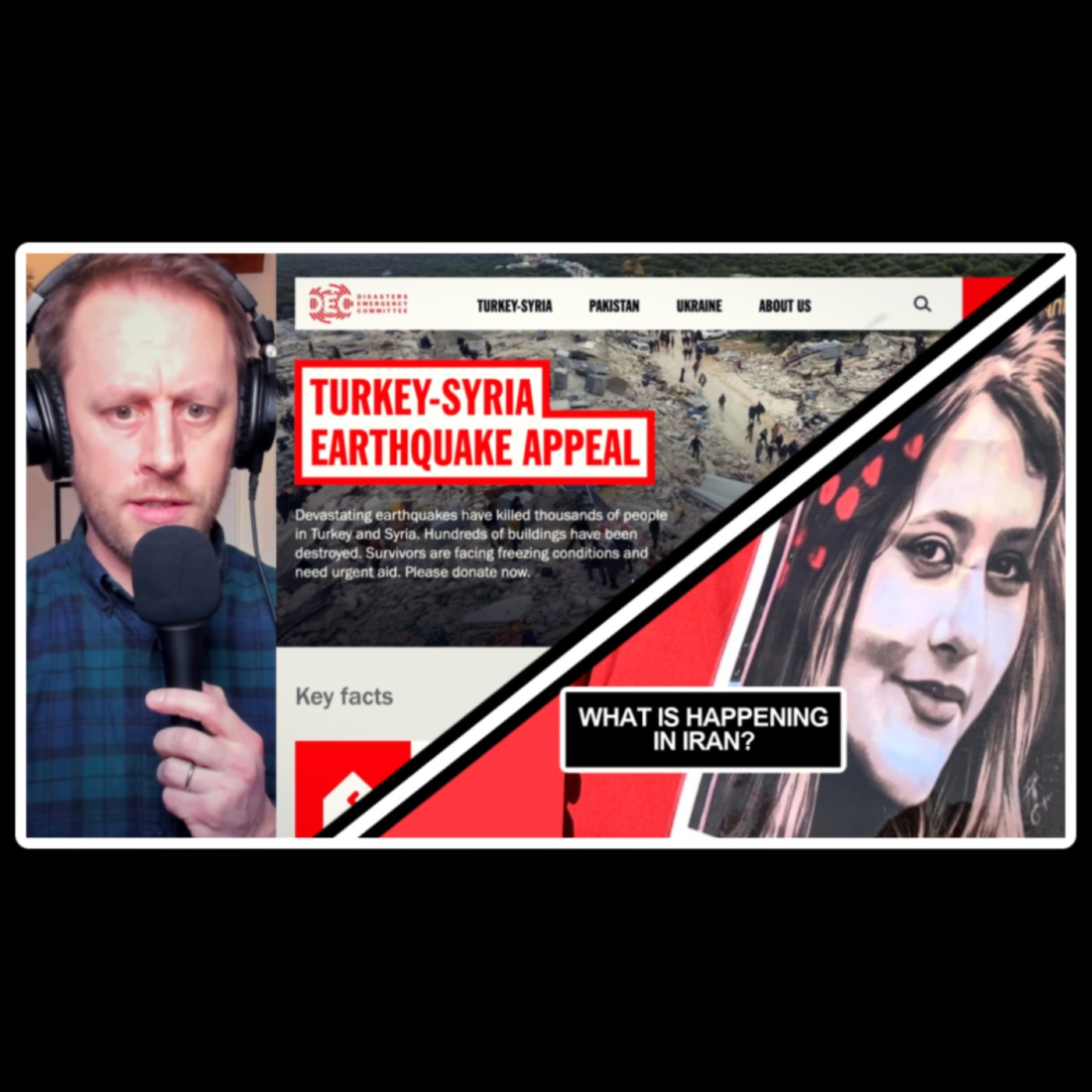 811. Turkey & Syria Earthquake Appeal / What is happening in Iran? (Articles & Vocabulary) - podcast episode cover