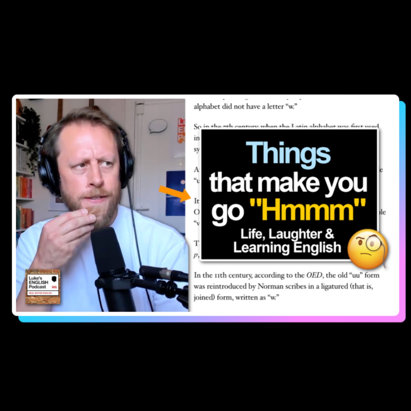 840. Things that make you go "Hmmm" 🤔😅 Life, Laughter & Learning English