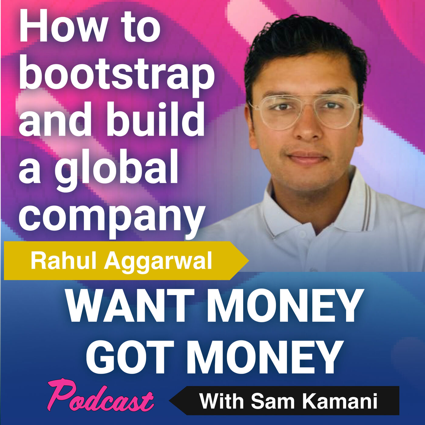 64. How to bootstrap and build a global company with guest founder and investor - Rahul Aggarwal