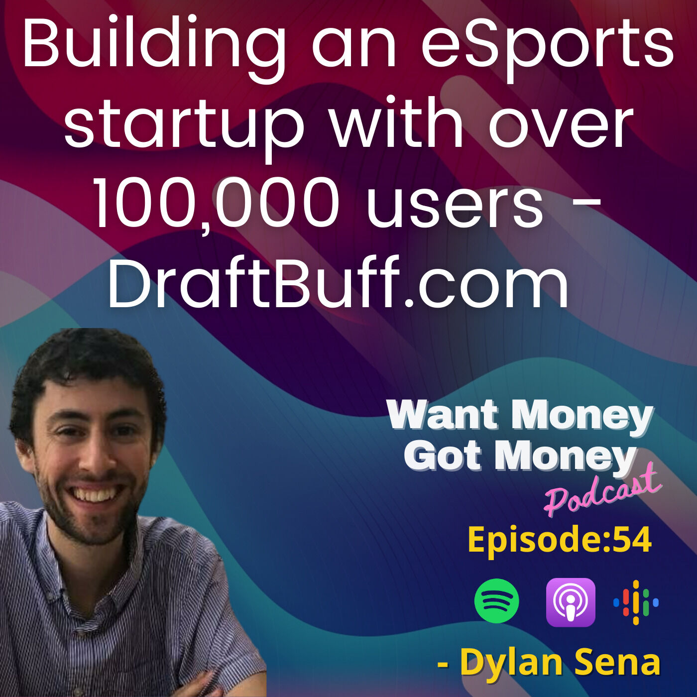 cover art for 54: Lessons from building an eSports startup with over 100,000 active users - Dylan Sena