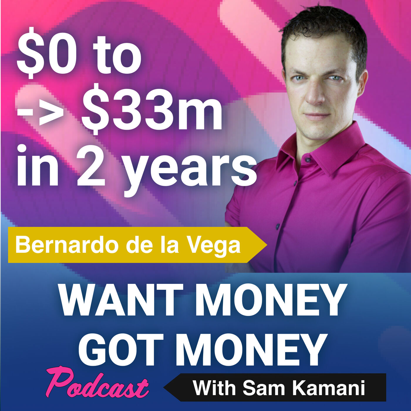 cover art for 19: From $0 to $33m per year in revenue within 2 years, with Guest - Bernardo De La Vega