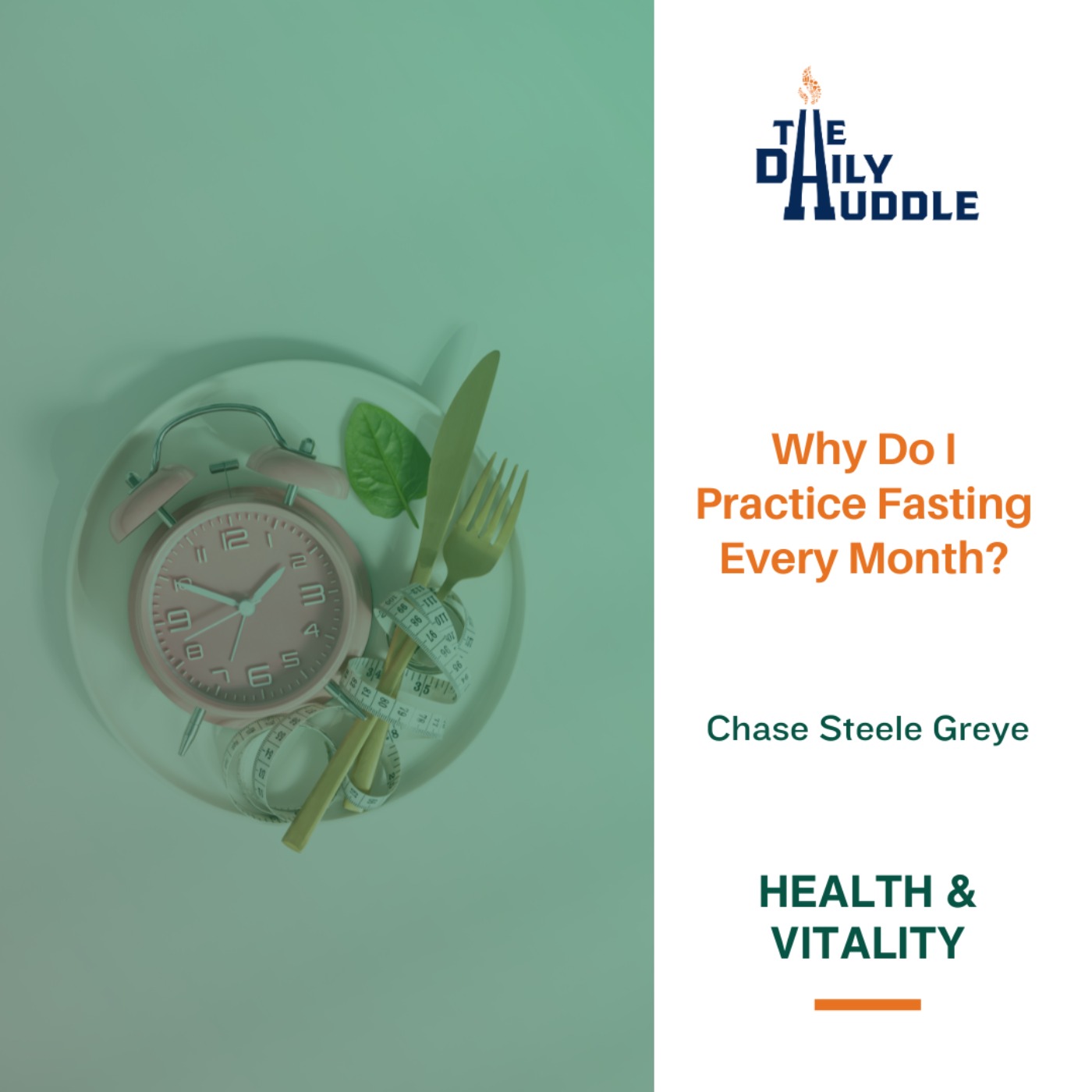 Why Do I Practice Fasting Every Month?