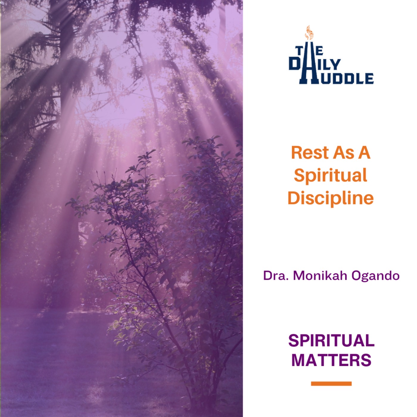 Rest As A Spiritual Discipline