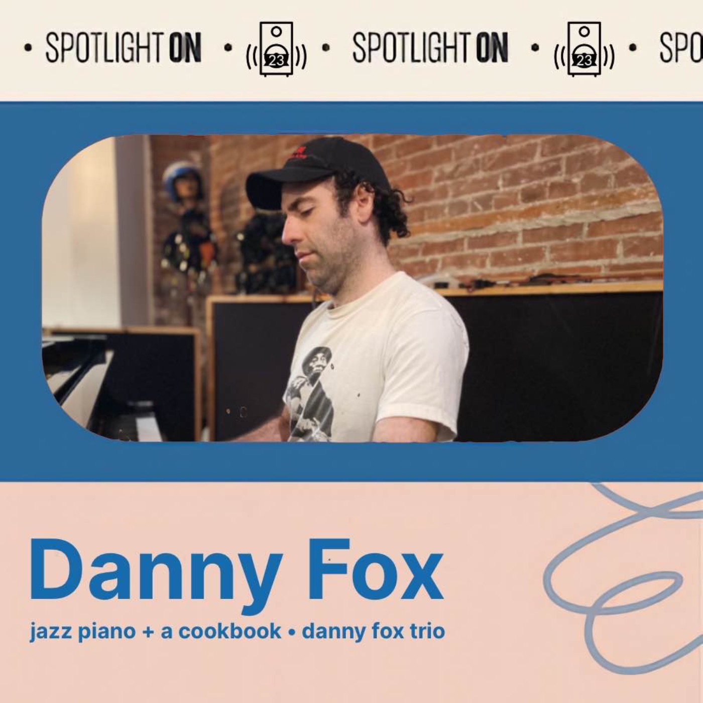 cover art for Danny Fox loves good jazz and great pizza