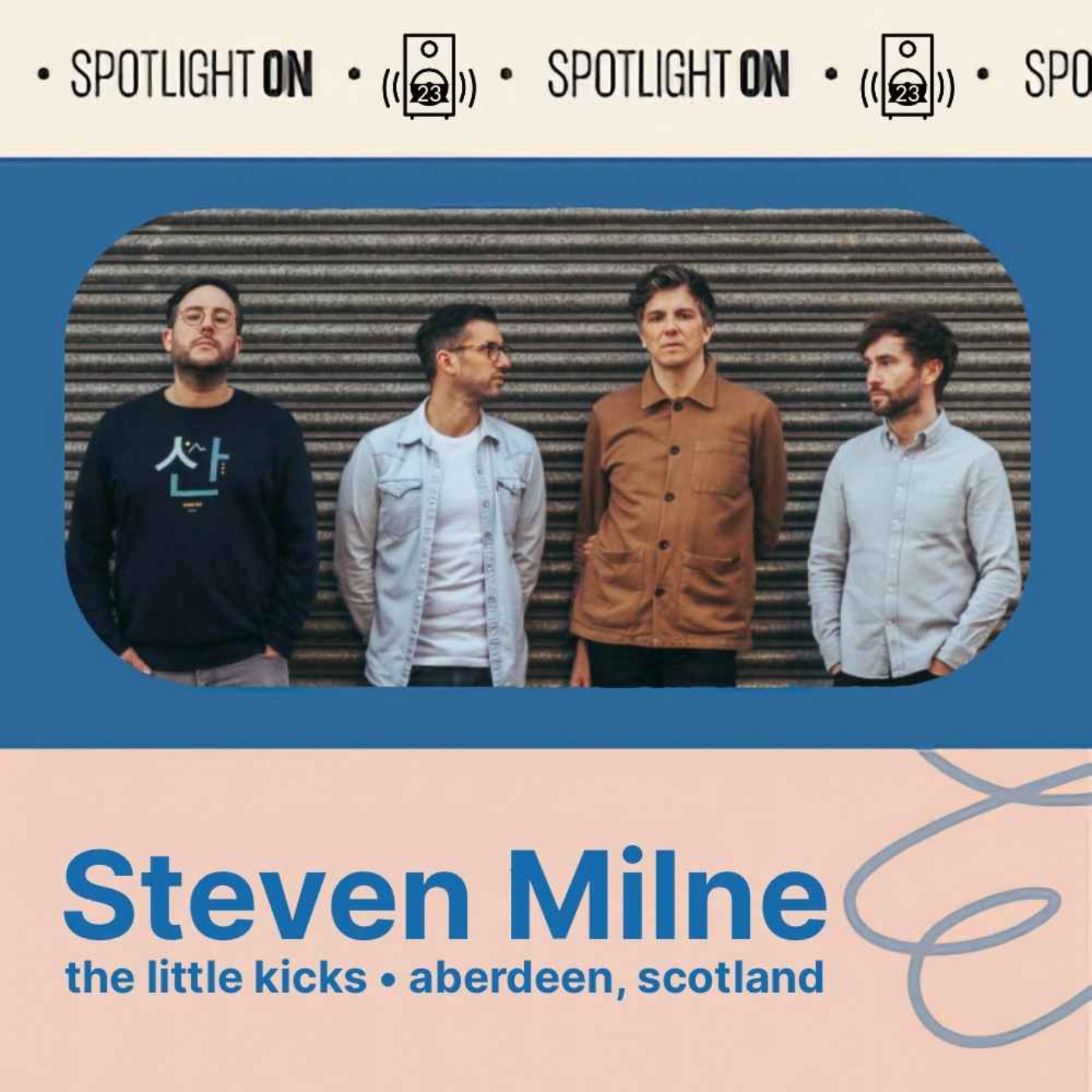 cover art for Steven Milne of The Little Kicks writes songs from the heart