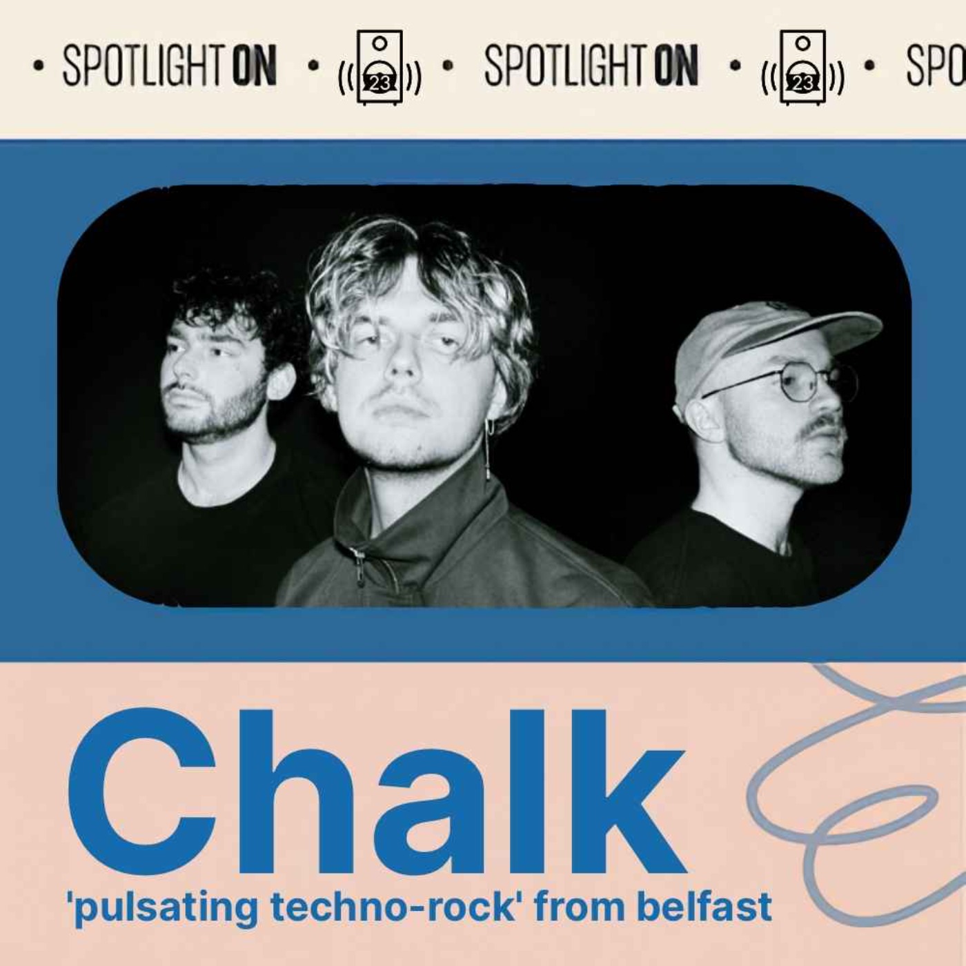 cover art for Chalk: a relentless and genre-busting band from Belfast