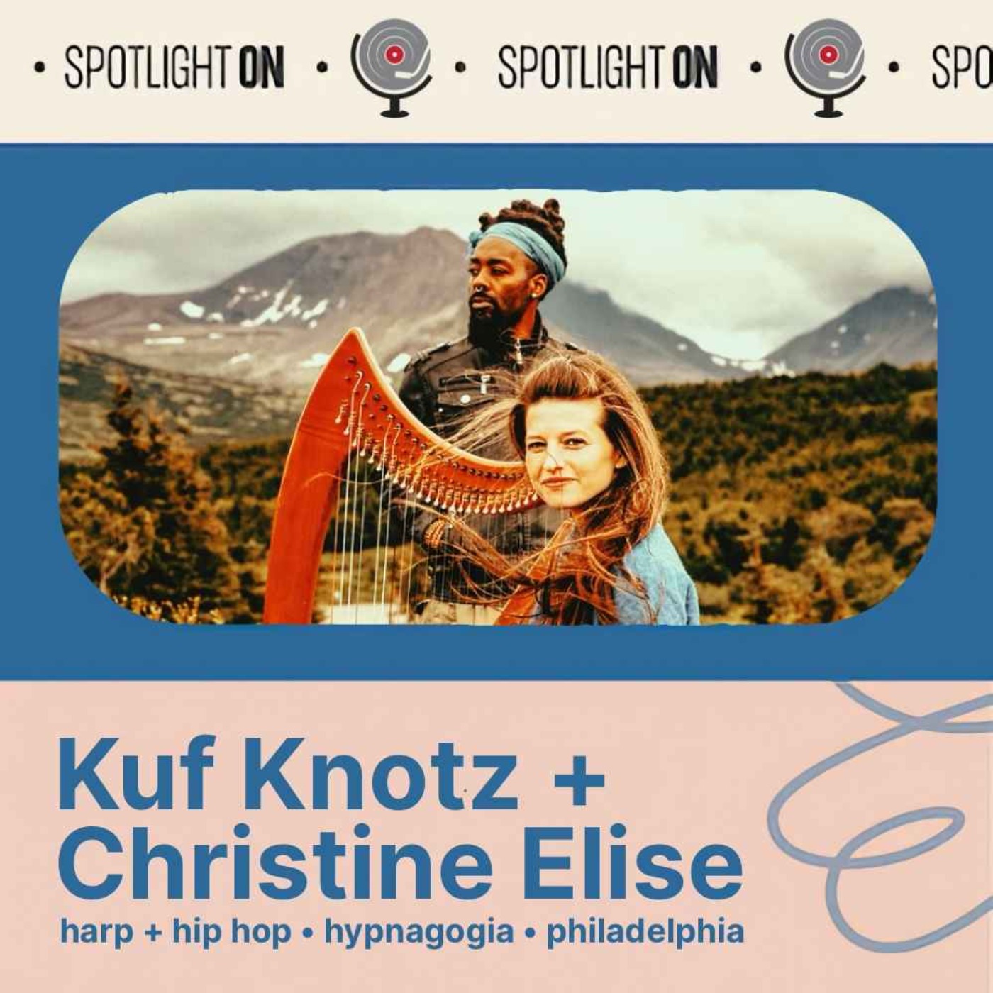 Küf Knotz & Christine Elise: when hip-hop meets harp