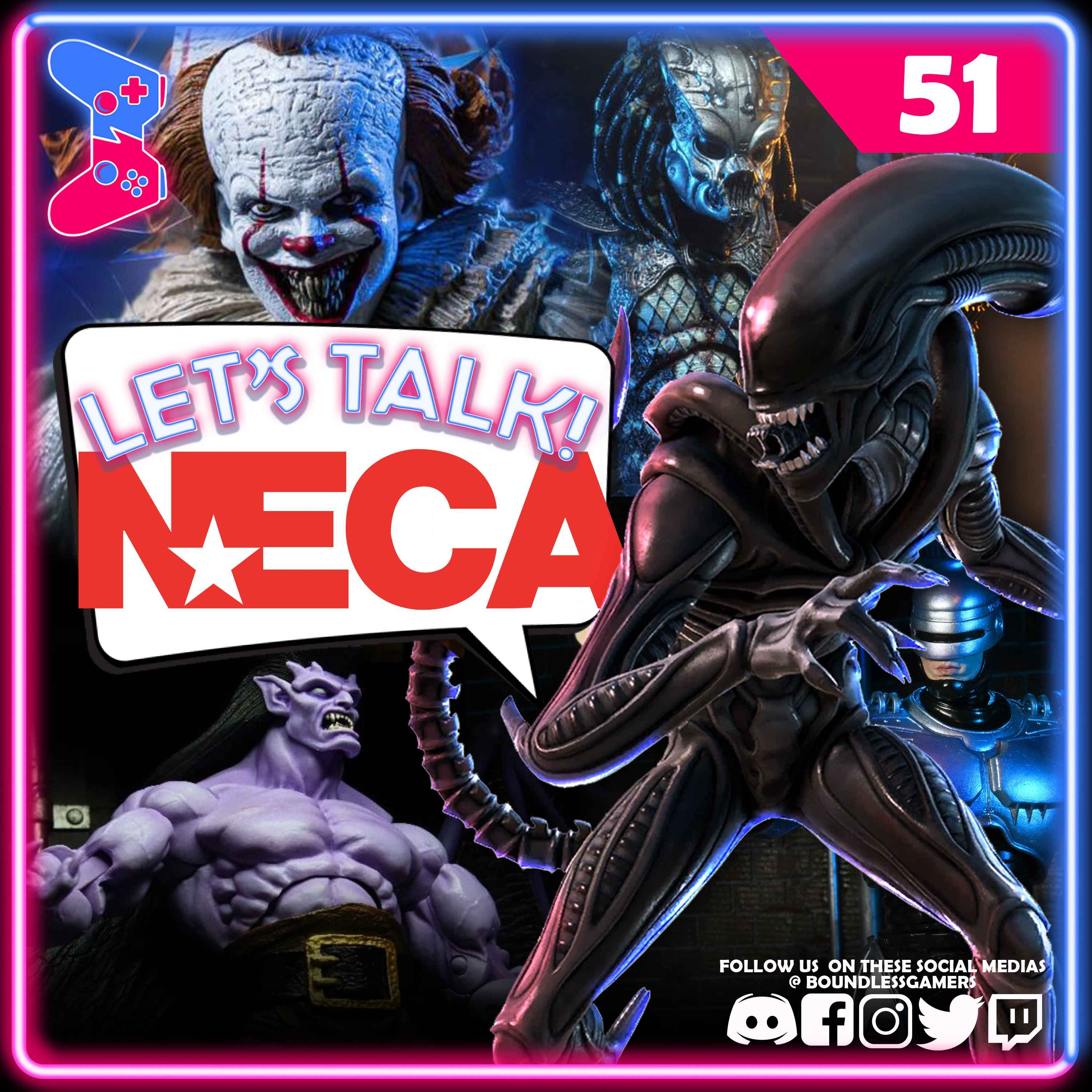 cover art for 51. Let's Talk! NECA