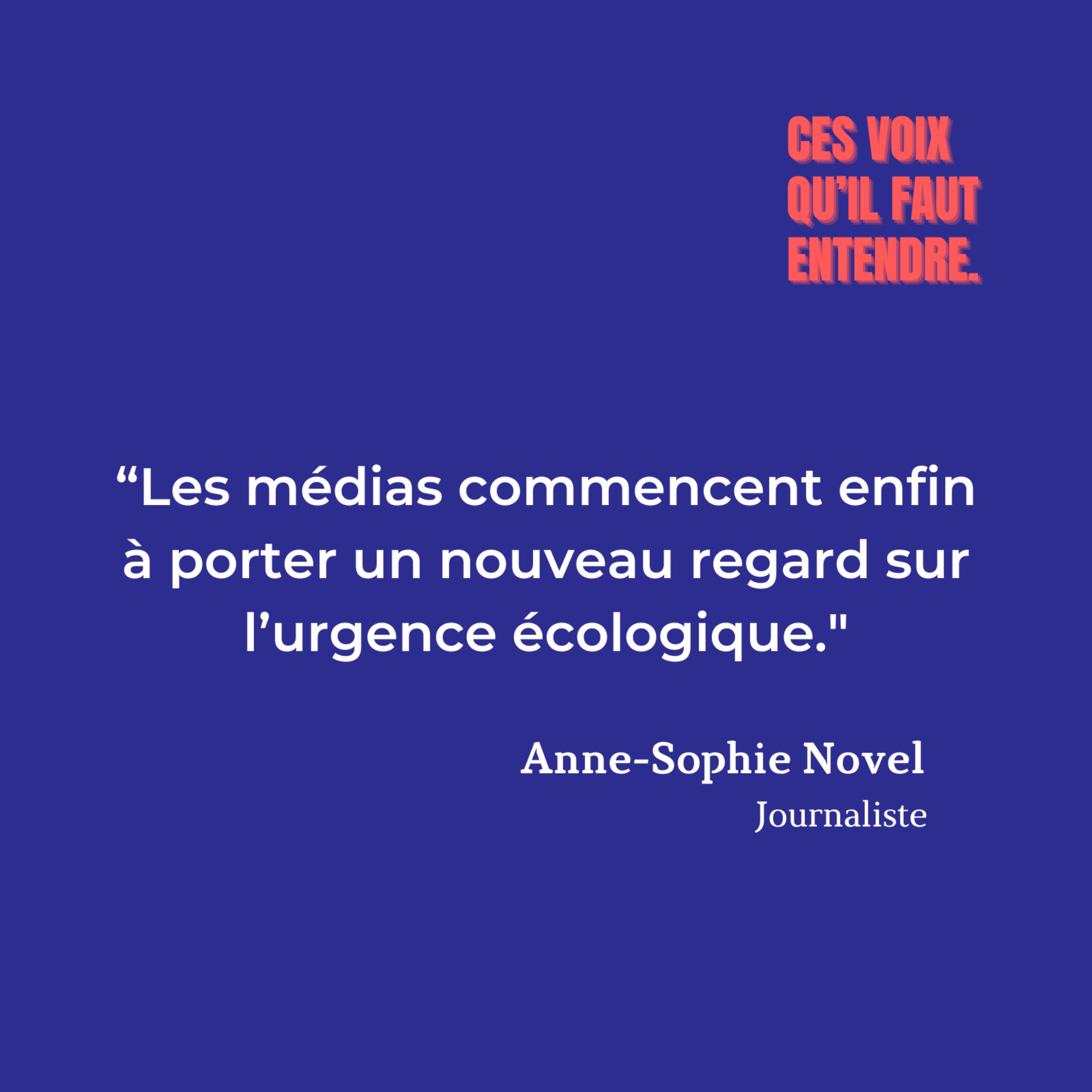Ces voix qu\'il faut entendre