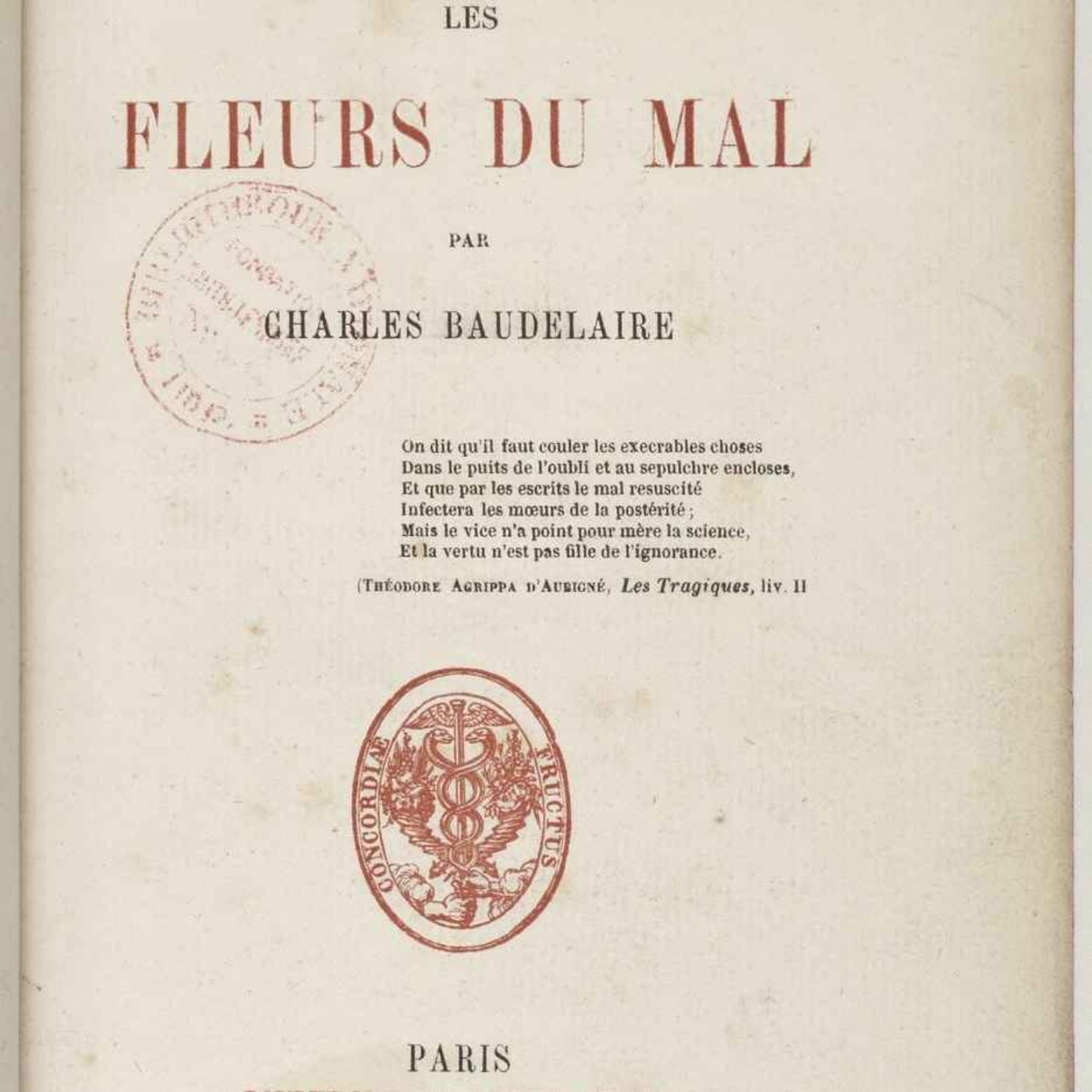 cover art for Hommage à Charles Baudelaire