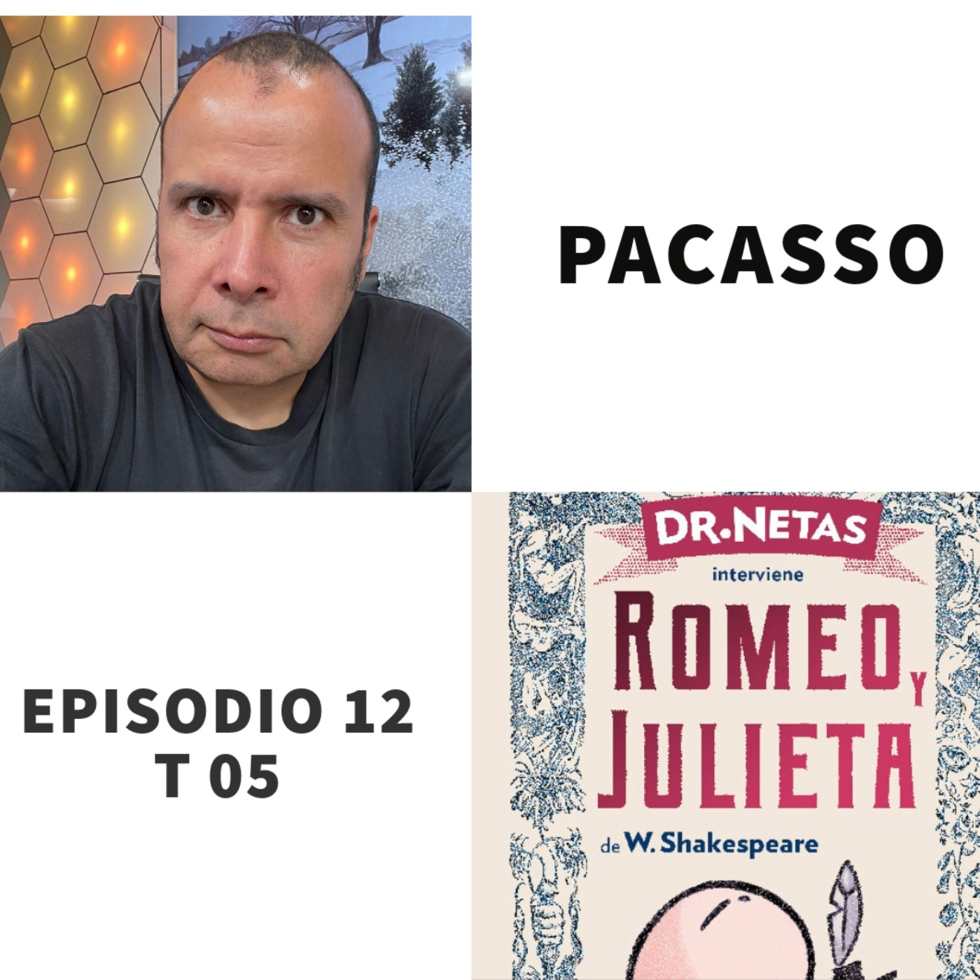 cover art for S05 E12: Dr. Netas interviene Romeo y Julieta con Pacasso.