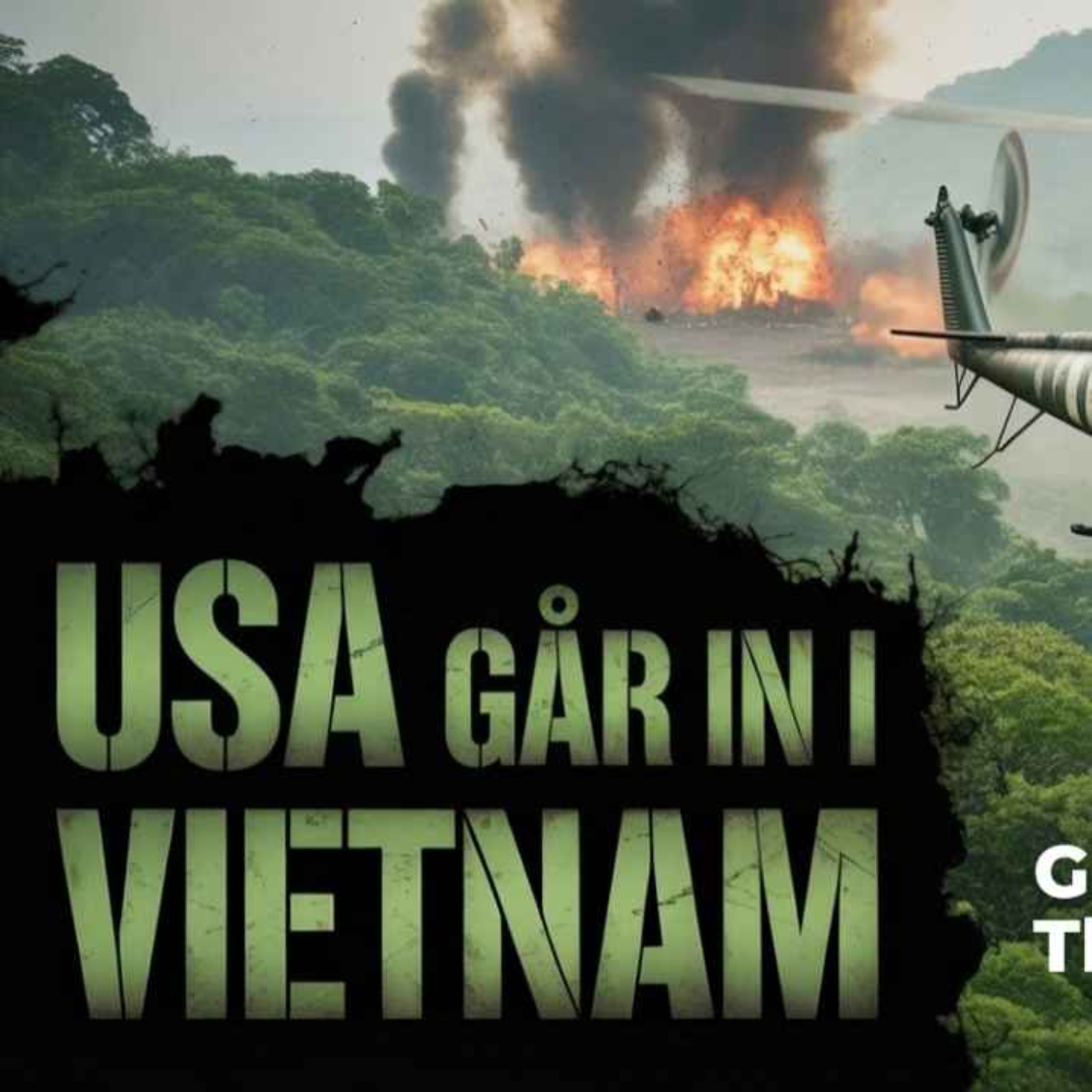 458 USA går in i Vietnam 1965. Bakgrunden till krigets utveckling.