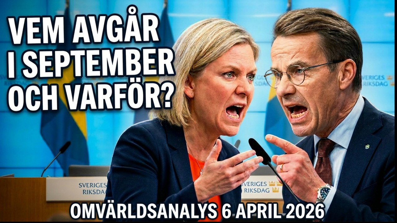 572 - Vem avgår efter valet i september? Omvärldsanalys 6 april 2026 episode artwork
