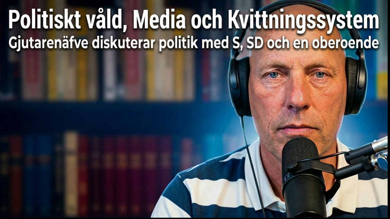 602 - Debatt om Politiskt våld, Media och Kvittningssystem med panel av S, SD och en oberoende episode artwork