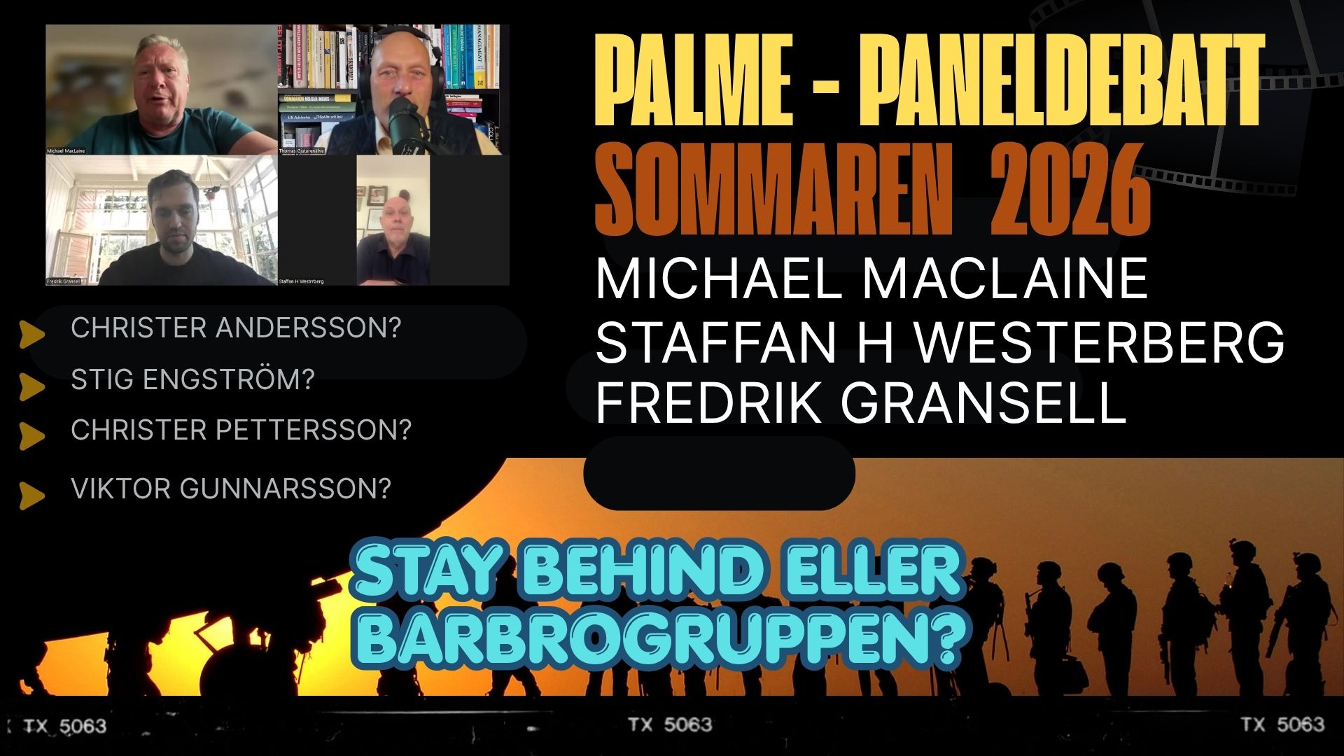 615 - Palmeutredningen. Styrde Stay Behind eller Barbrogruppen mordet, med "ensamma gärningsmän"??