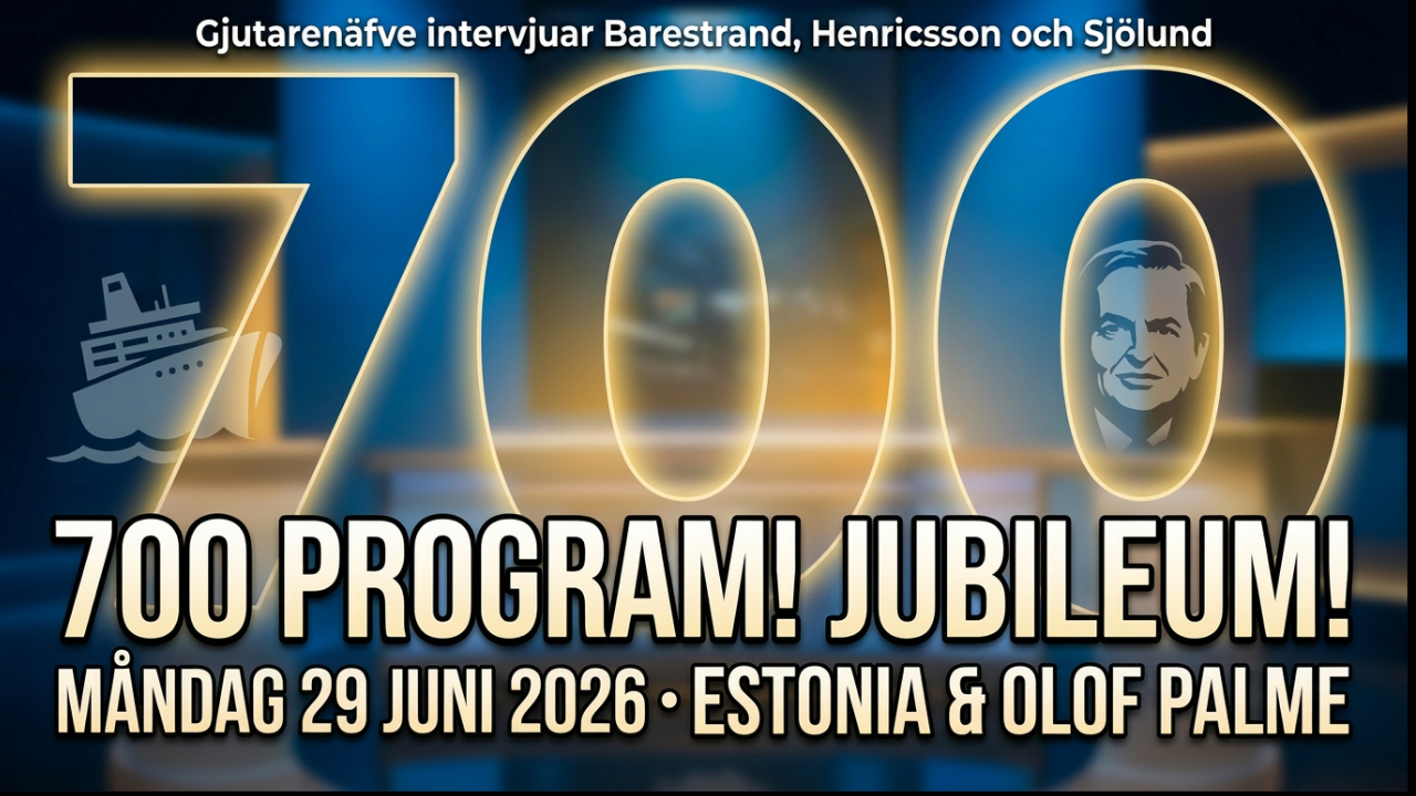 630 - Estonias Förlisning och Palmemordet! 700:e programmet på Youtube! episode artwork