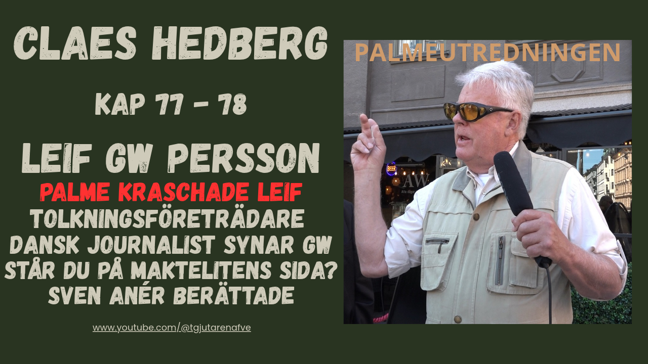 692 Leif G.W. Persson: Den sista pusselbiten i Palme-mordet? episode artwork