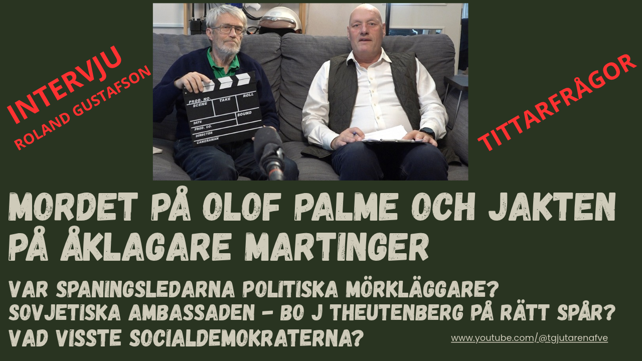 697 Nya spår i Palmemordet – Roland Gustafson talar ut! episode artwork