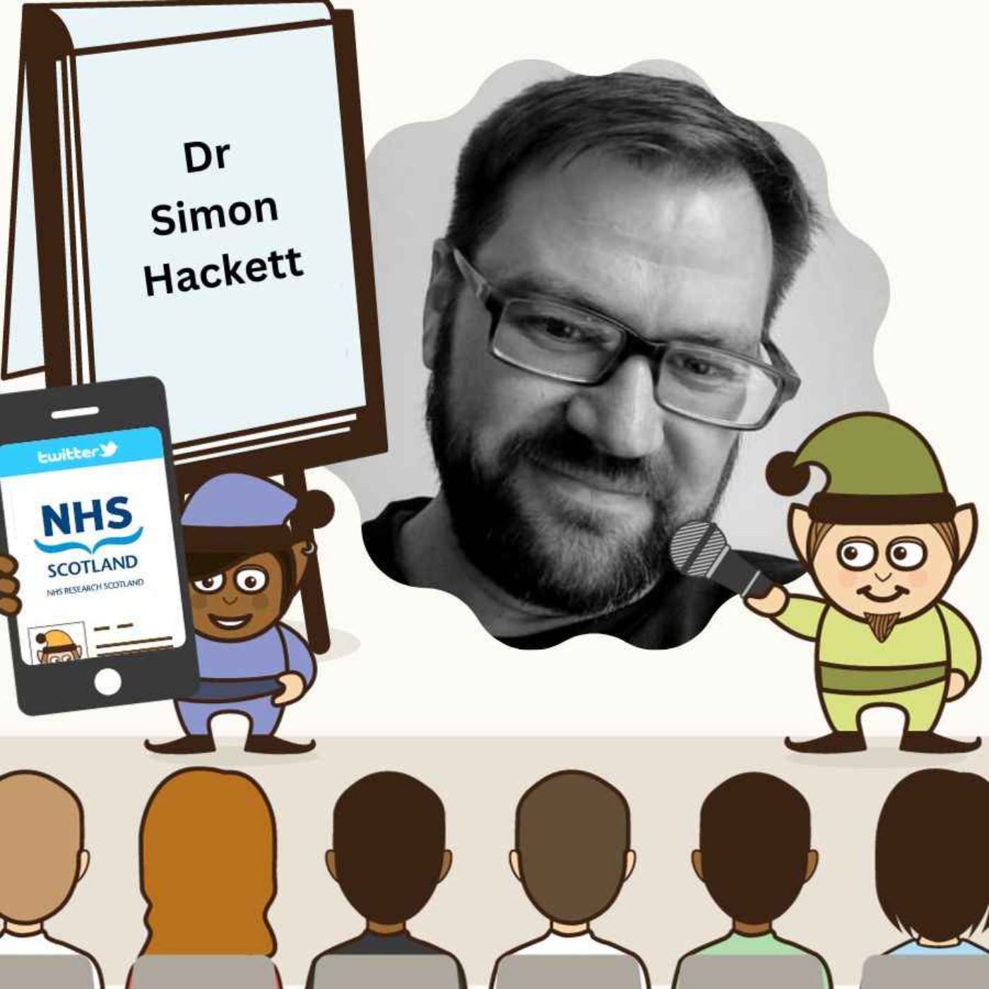 cover art for Simon Hackett on Arts Psychotherapy in people with Intellectual Disabilities - #NRSMH23