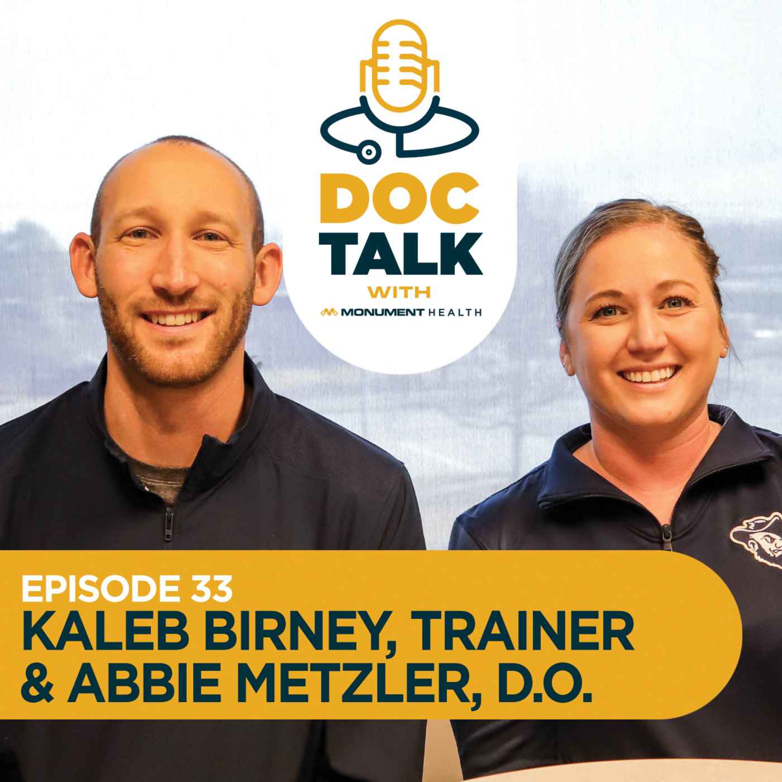 Episode 33: Sports Medicine: Discussing the Importance of Coverage in High Schools and Universities with Kaleb Birney, AT, and Dr. Abbie Metzler