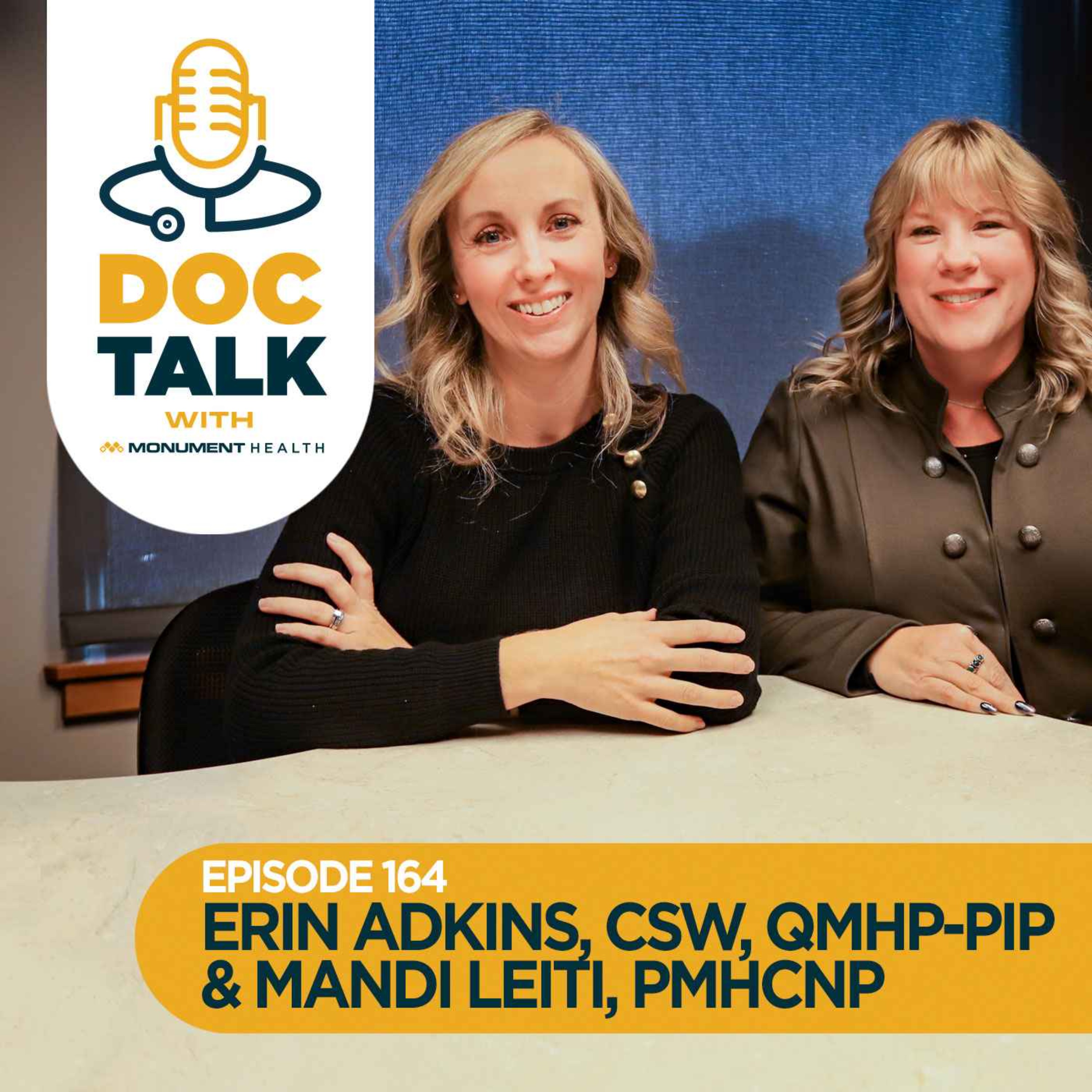 Episode 164: Small Town Mental Health with Mandi Leite, PMHNP-BC , and Erin Adkins, CSW PIP episode artwork