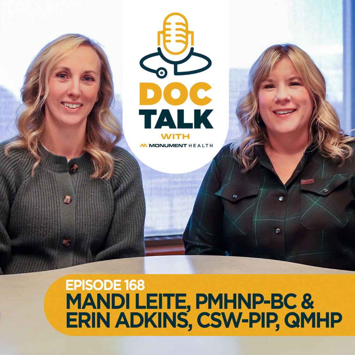 Episode 168: Mental Health Through the Holidays and Winter with Mandi Leite, PMHNP-BC, and Erin Adkins, CSW, QMHP-PIP episode artwork