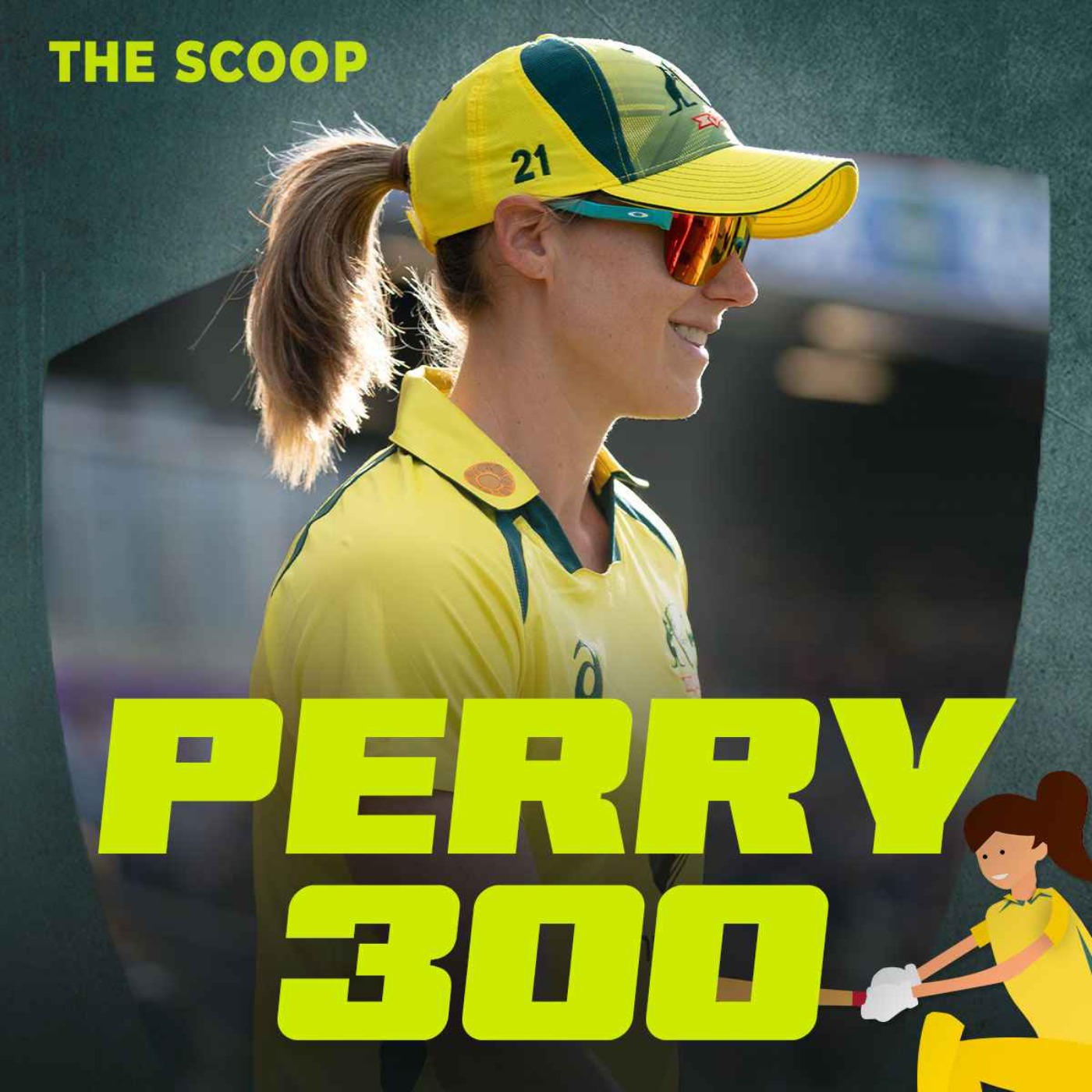 cover art for Celebrating Ellyse Perry's 300th game for Australia