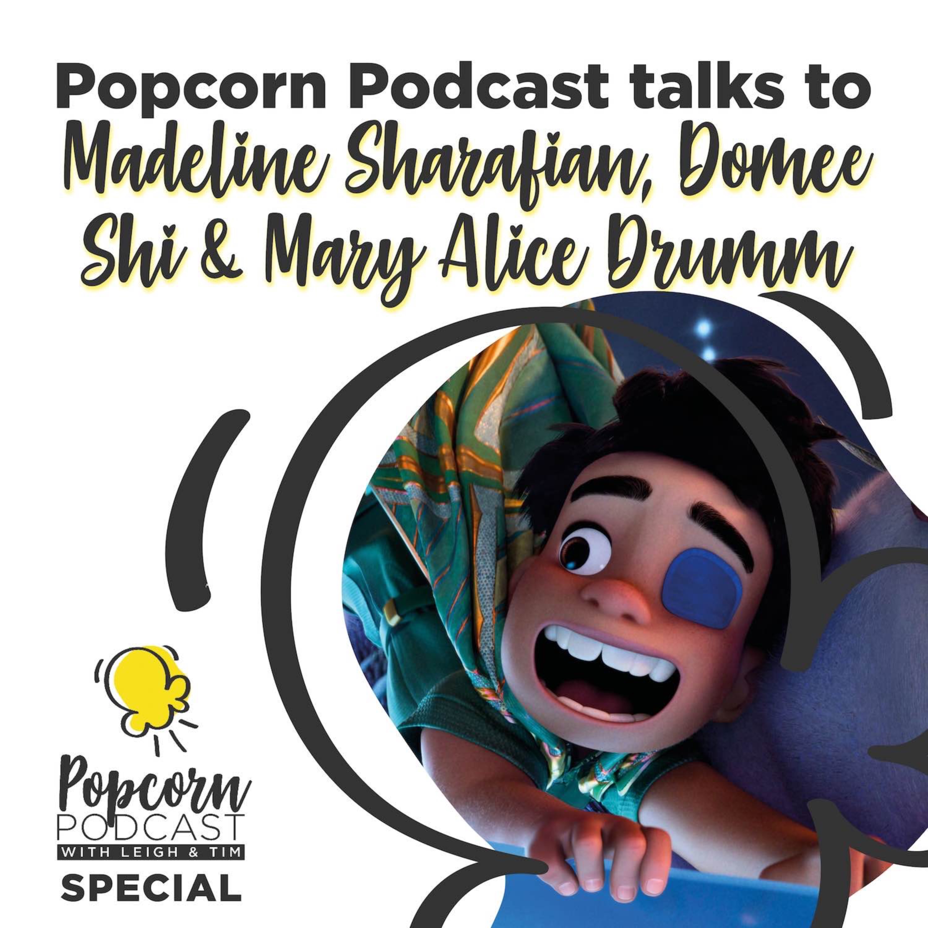 Madeline Sharafian, Domee Shi and Mary Alice Drumm interview (Elio)