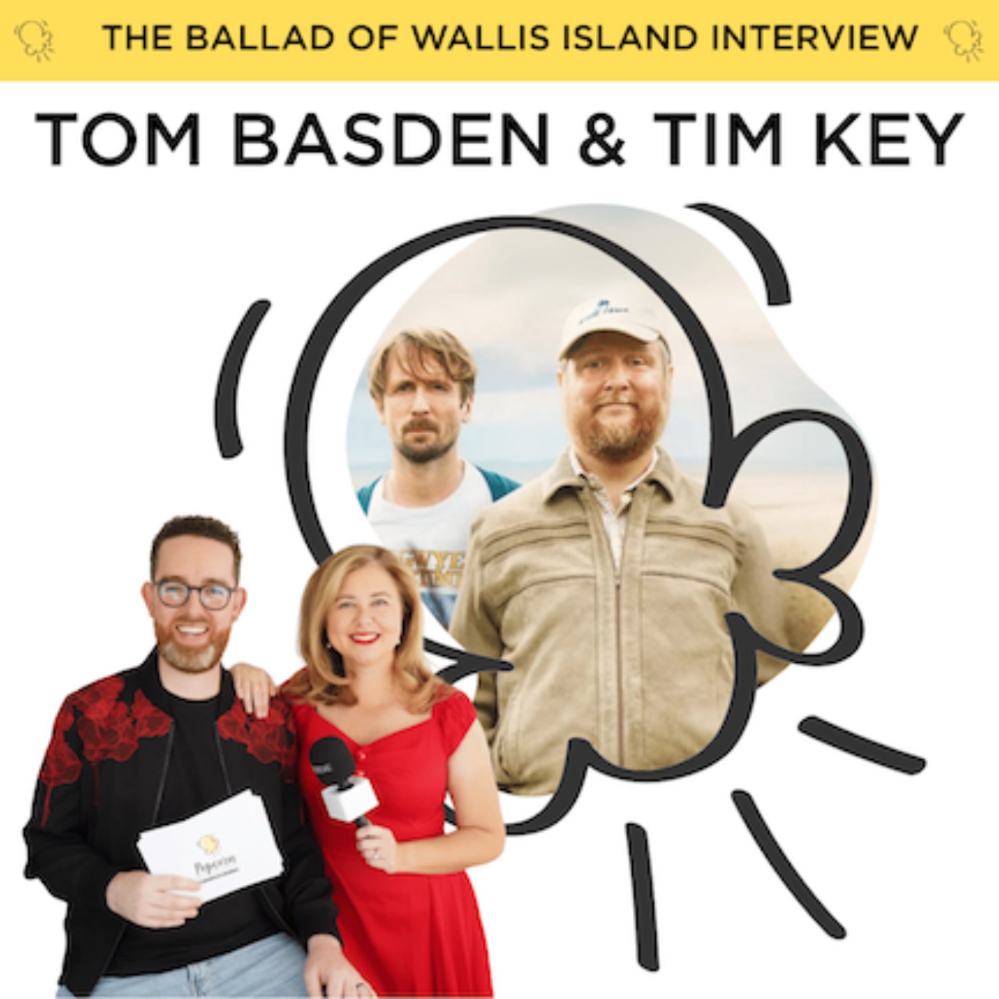 Tom Basden and Tim Key on The Ballad of Wallis Island