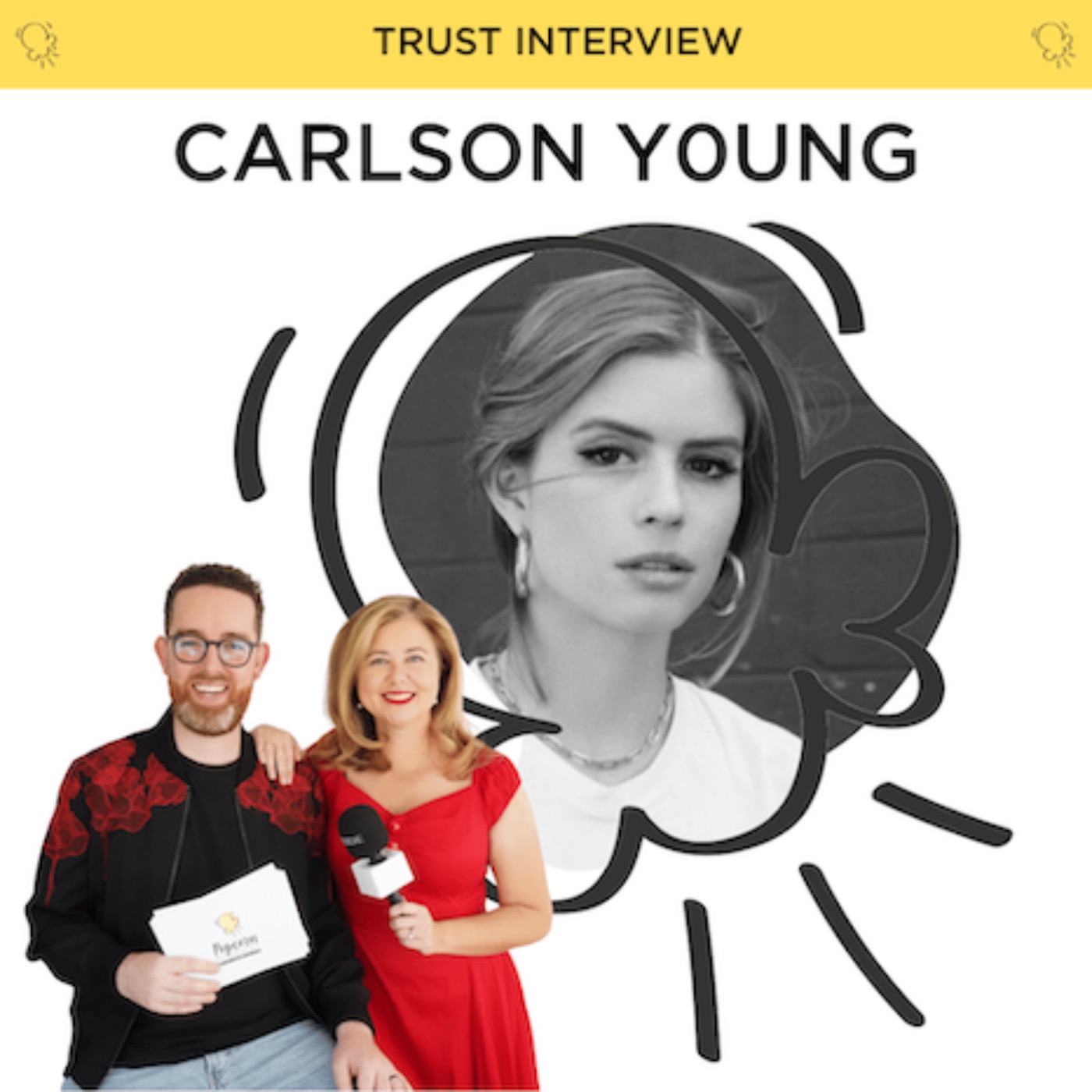 Carlson Young interview (Trust)