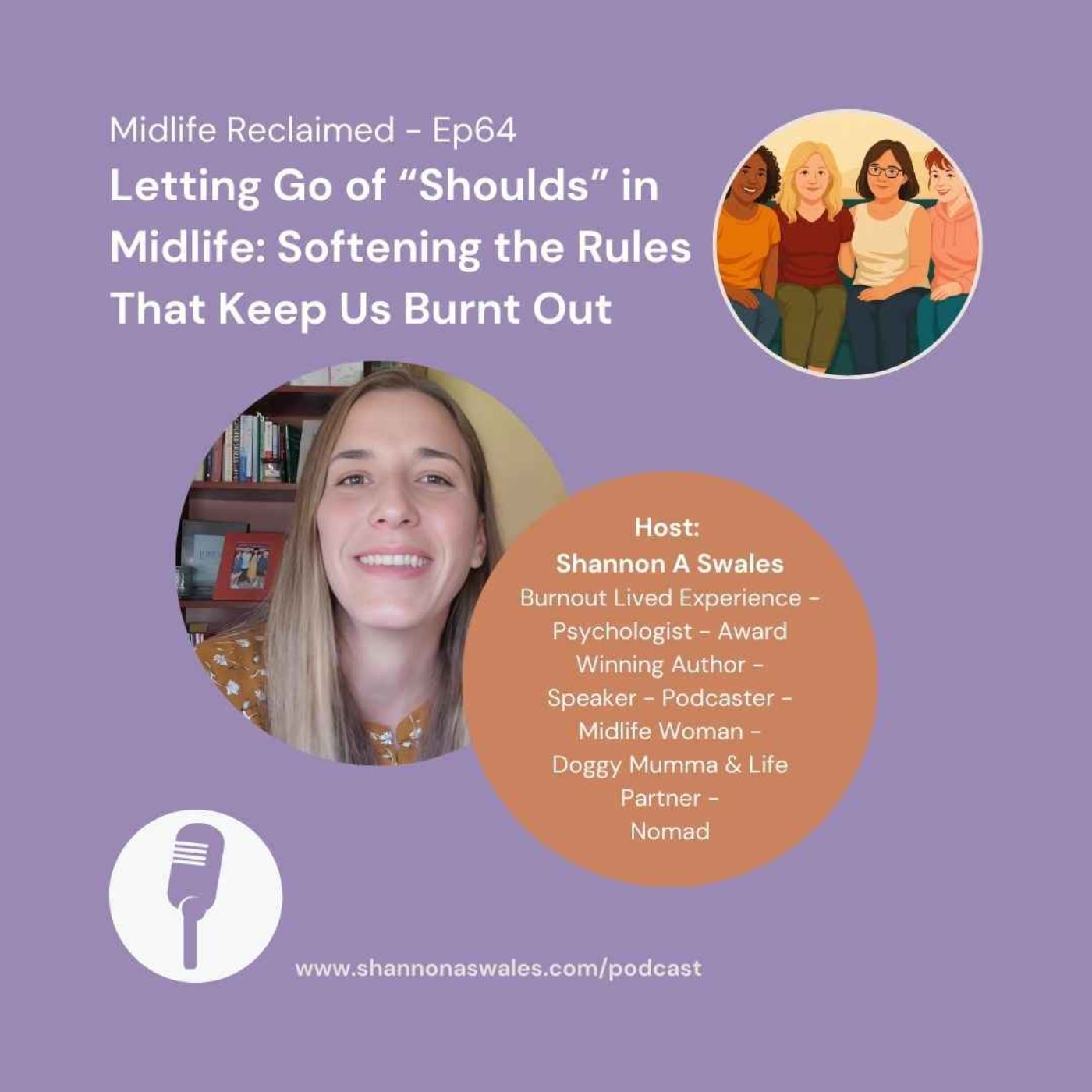 Letting Go of “Shoulds” in Midlife Burnout: Softening the Rules That Keep Us Burnt Out episode artwork