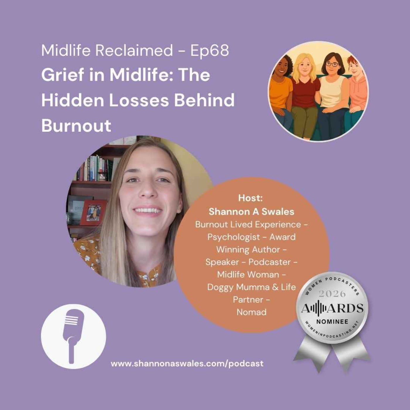 Grief in Midlife: The Hidden Losses Behind Burnout episode artwork