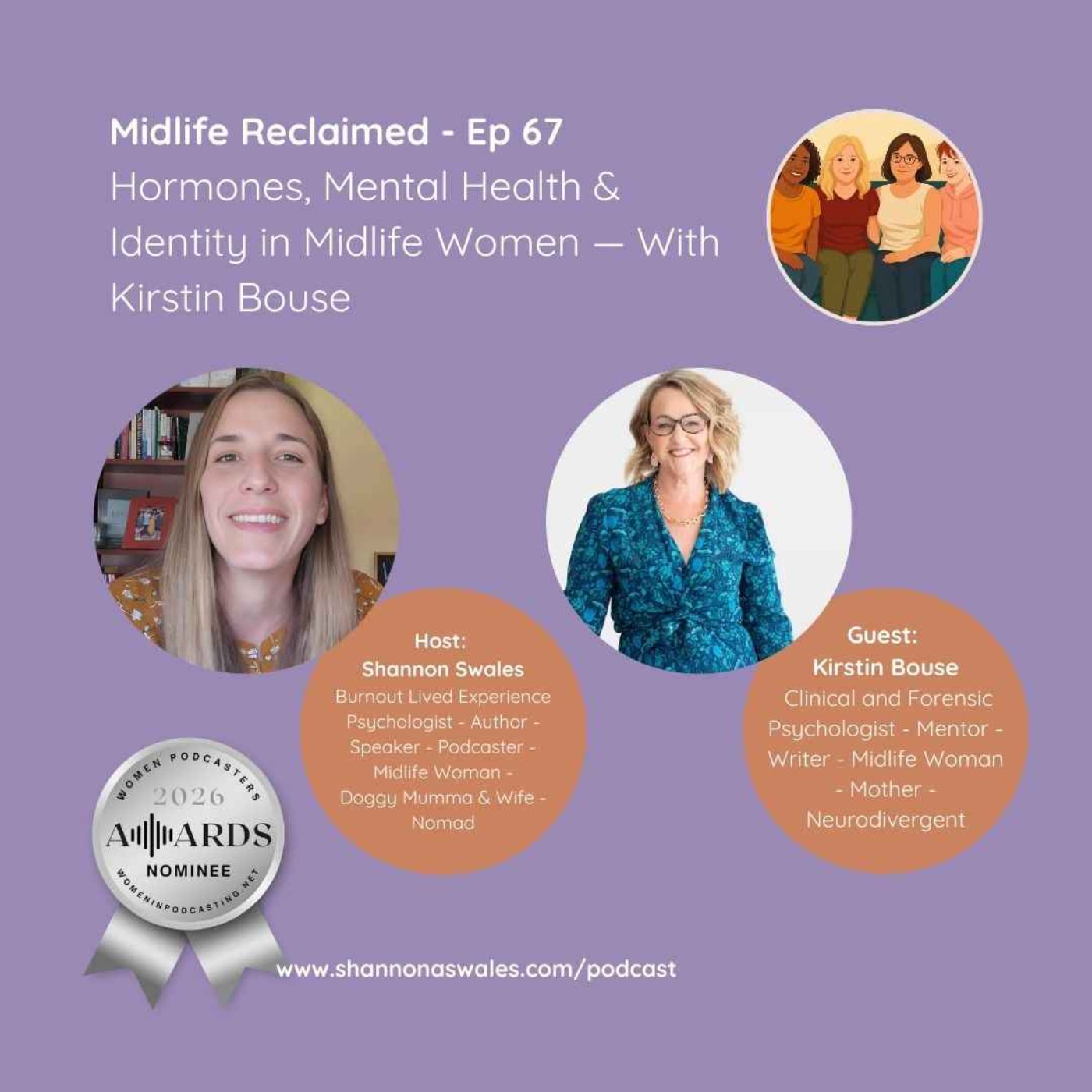 Hormones, Mental Health & Identity in Midlife Women  episode artwork