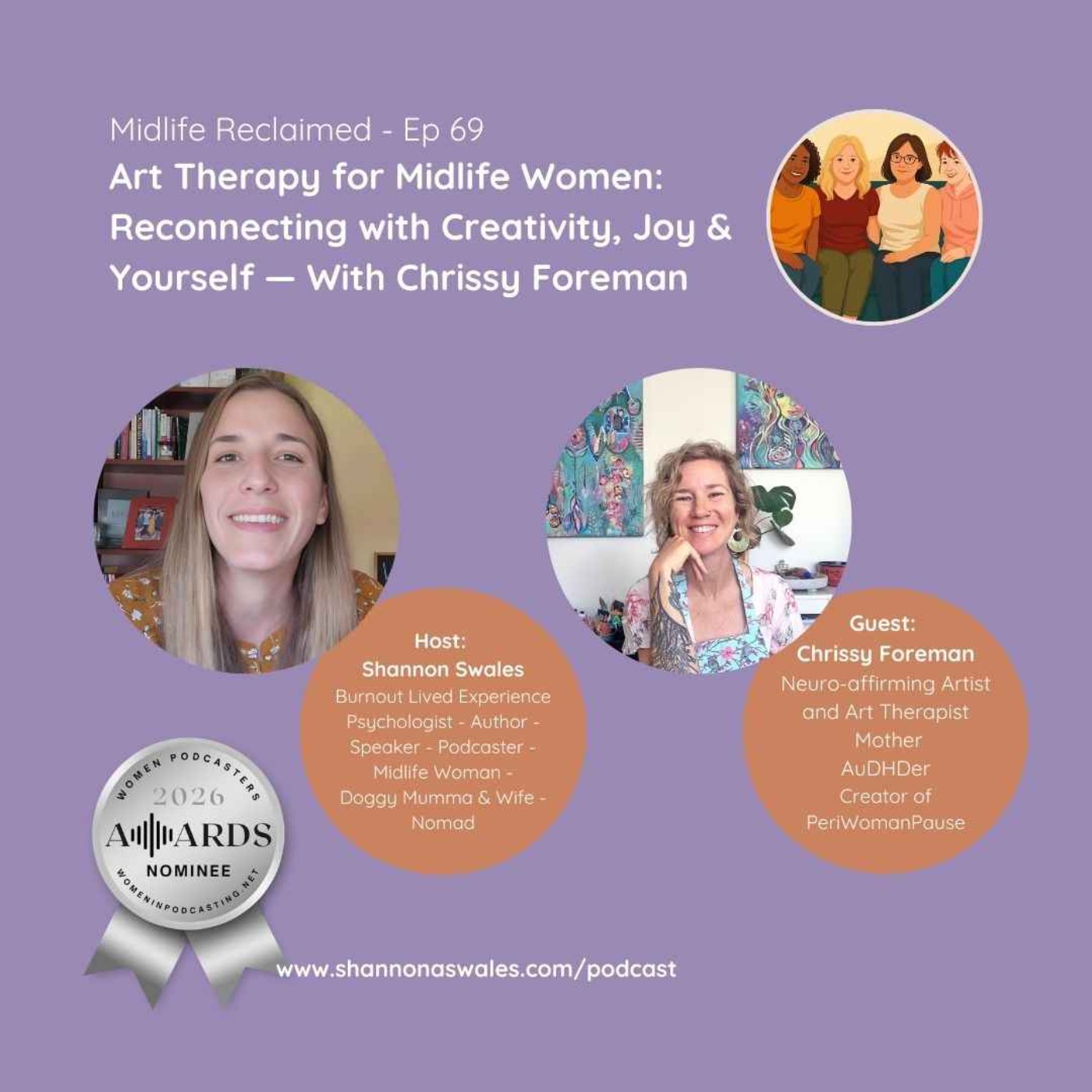 Art Therapy for Midlife Women: Reconnecting with Creativity, Joy & Yourself  episode artwork