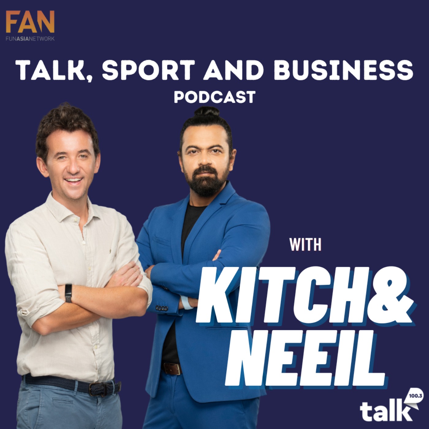 Kitch and Neeil. Talk, Sport & Business (TSB).
