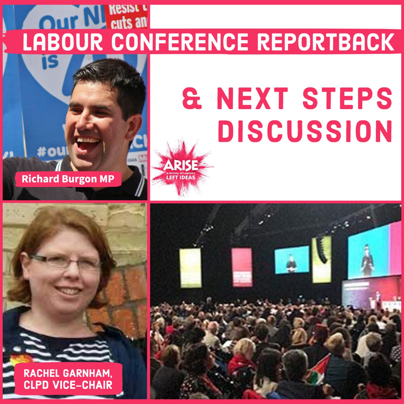 cover art for Labour conference report-back & next steps discussion