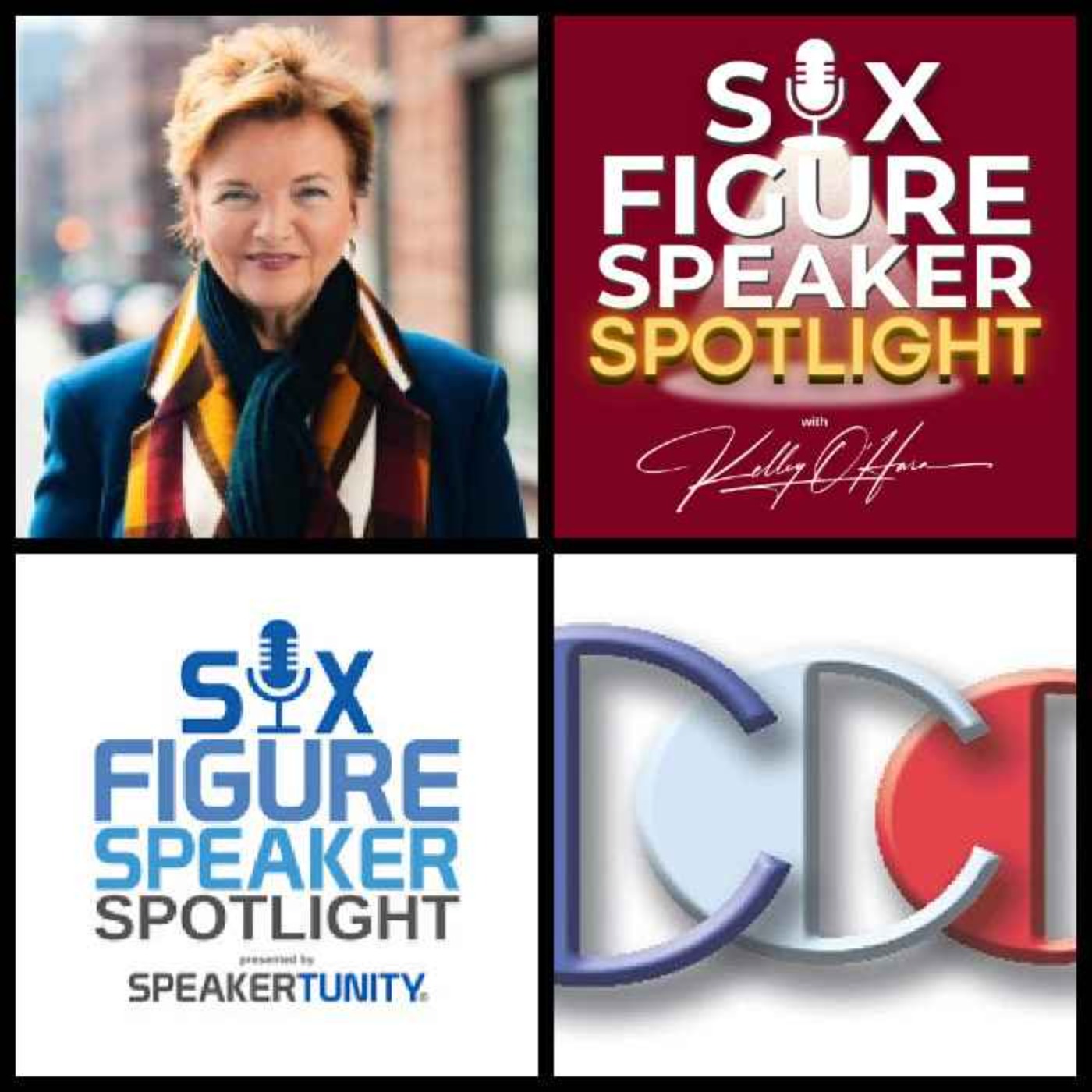 Six-Figure Speaker Spotlight Episode 53. Kelley O'Hara interviews telesales linguist Richard Blank episode artwork