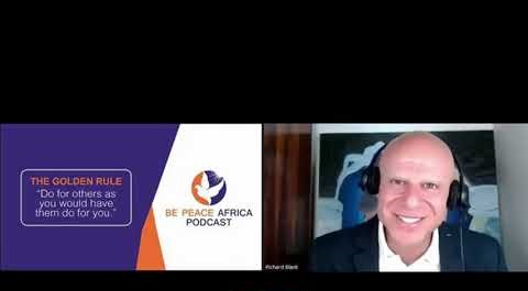 Be Peace Africa podcast. Nigerian Teacher Ronald Kiyimba special interview with Richard Blank. episode artwork