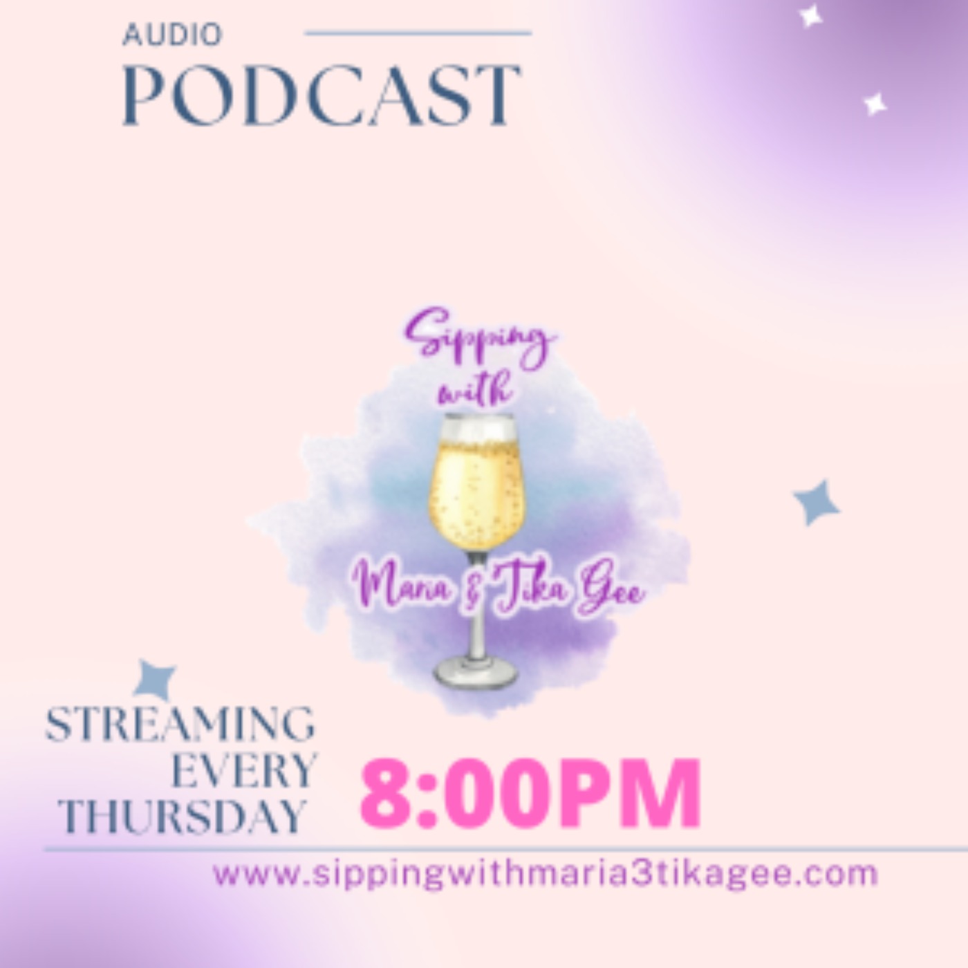 Episode #10 with Tomeka, Dana & Richard Blank . Sipping with Maria & Tika Gee podcast Season 2 Reunion Special. episode artwork