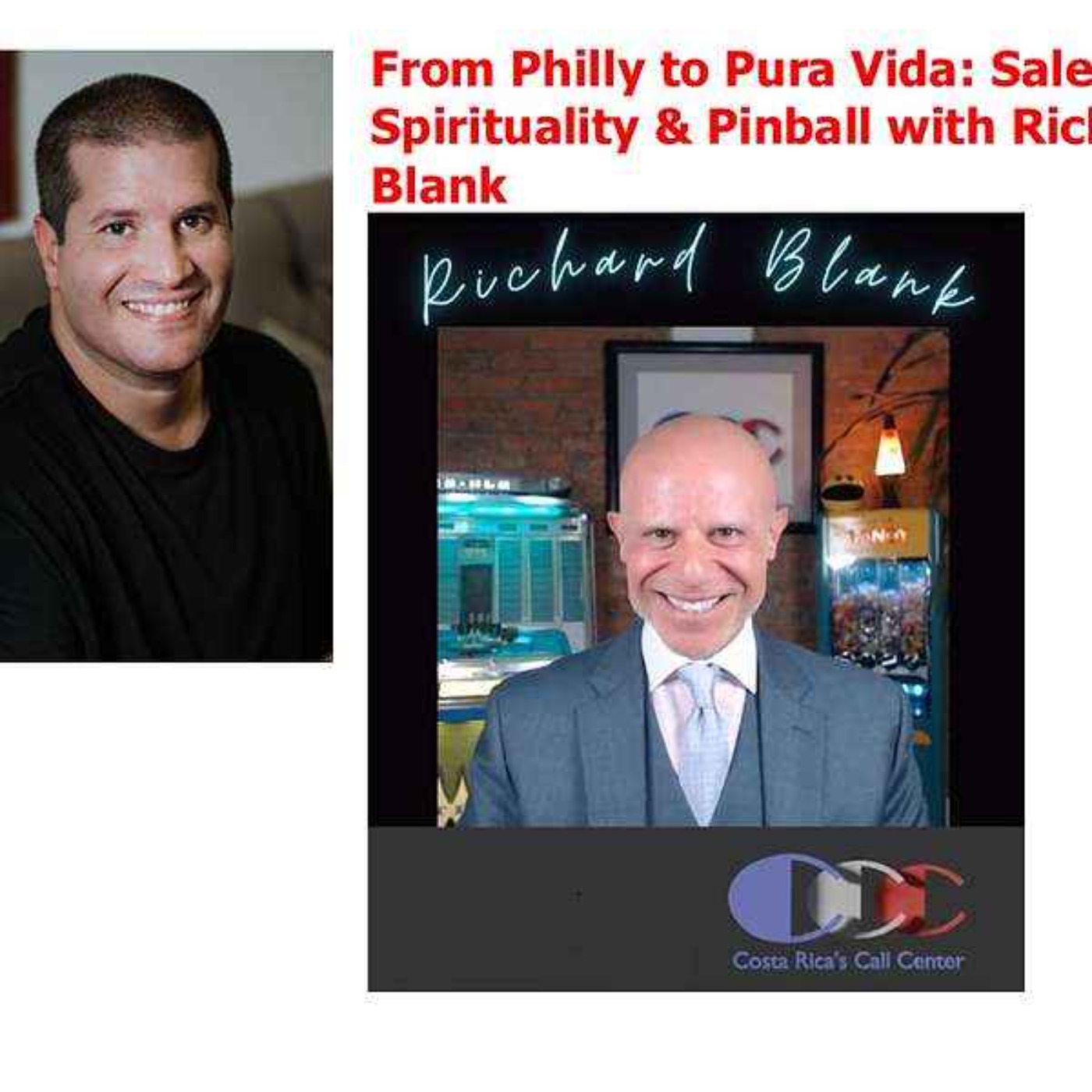Host Ronen Chen interview with CEO Richard Blank. Vision, Technology, Innovation and Money podcast. episode artwork