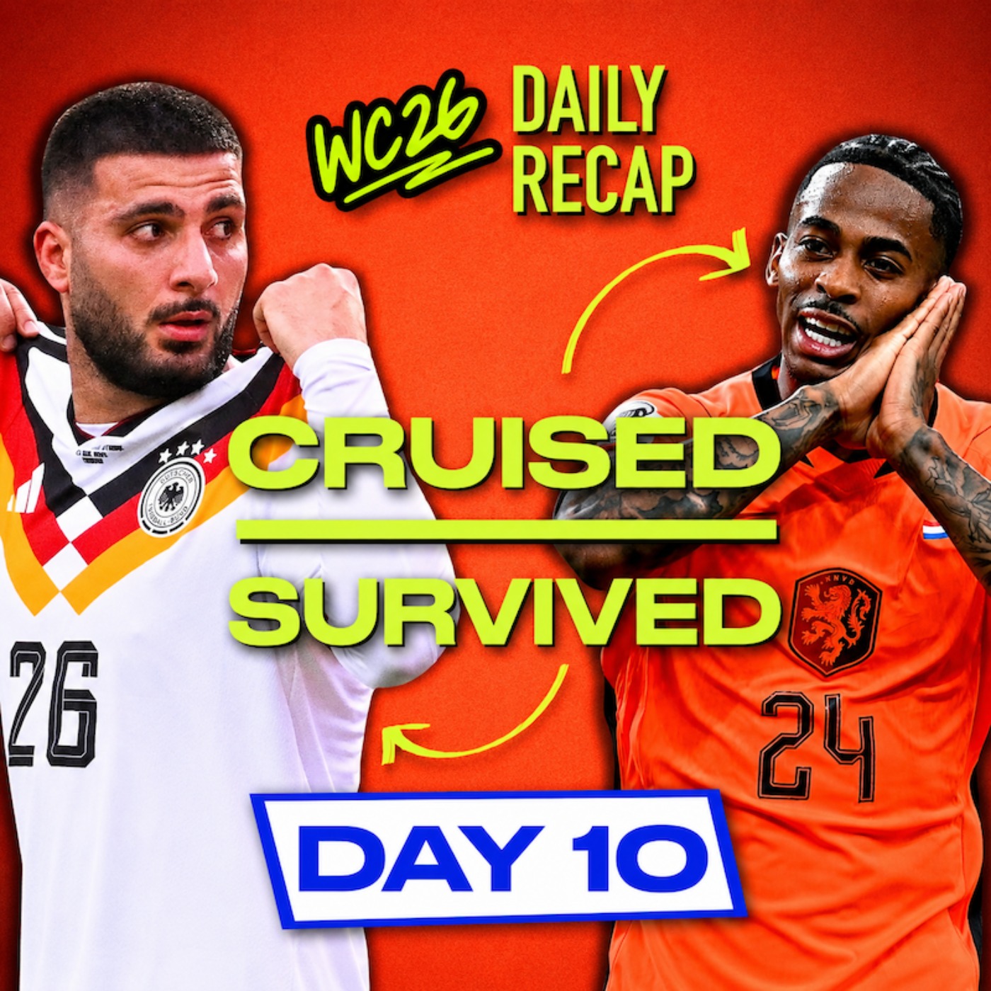 Day 10: Germany's Narrow Escape, Netherlands THRASH Sweden (Rabona TV) episode artwork
