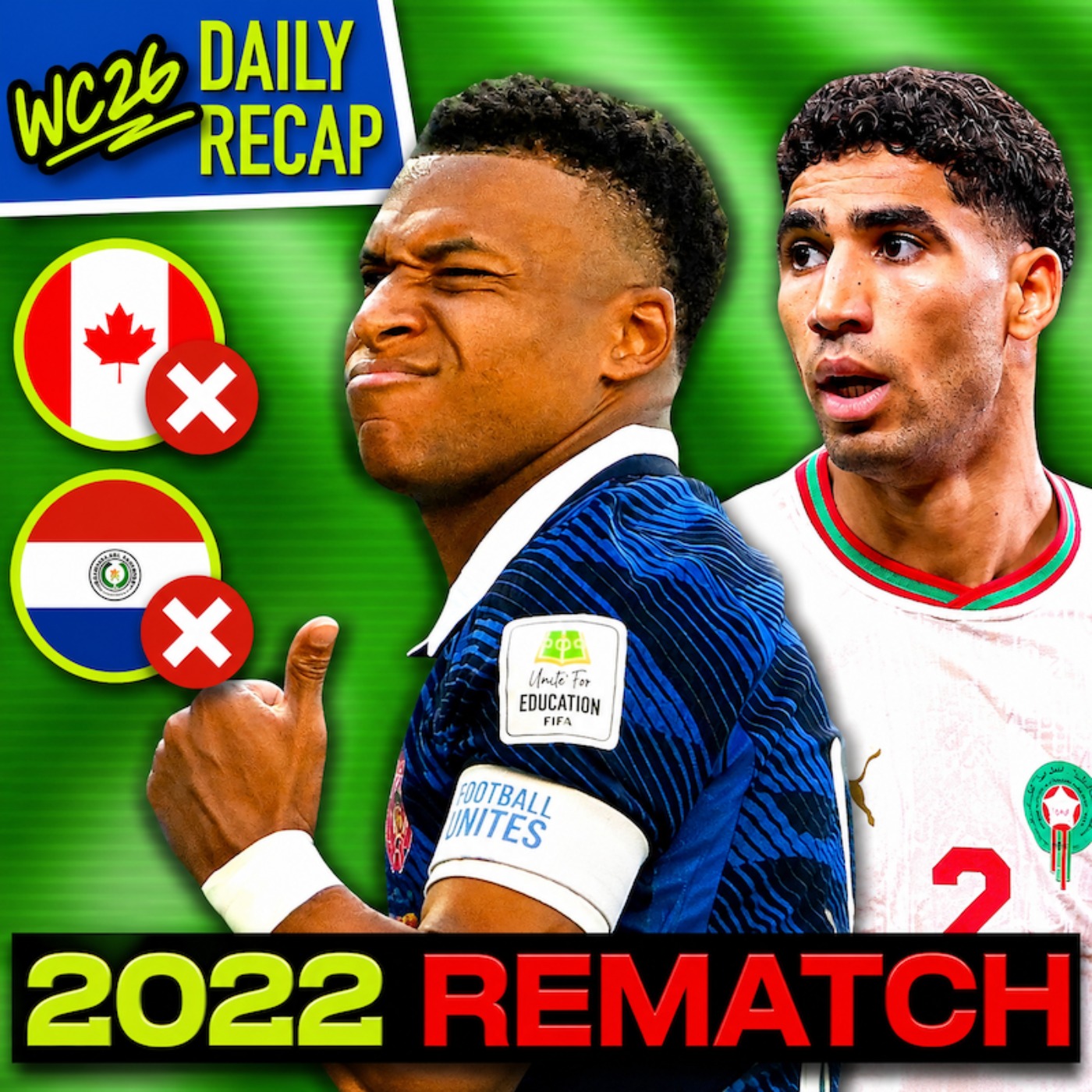 Day 24:  France-Morocco REMATCH AWAITS & Canada's Dream ENDS (Rabona TV)