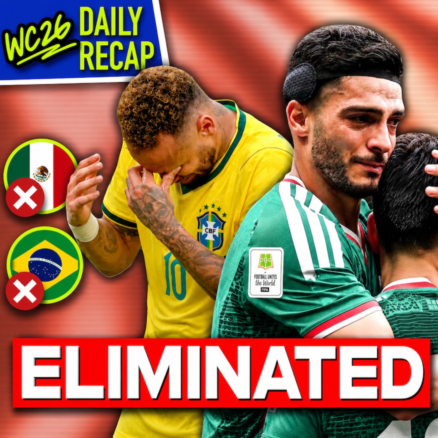 Day 25:  Brazil's WORST World Cup in 36 YEARS & Mexico FALLS (Rabona TV)