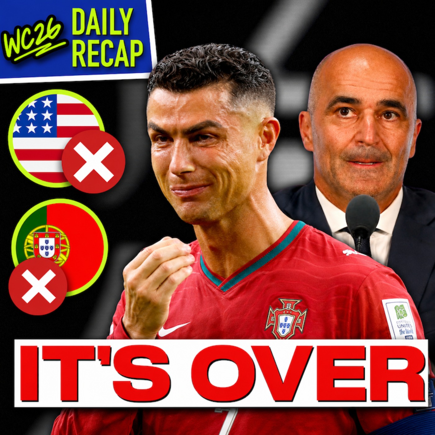 Day 26: Portugal Struggle, Ronaldo’s Gone & Martinez RESIGNS (Rabona TV)