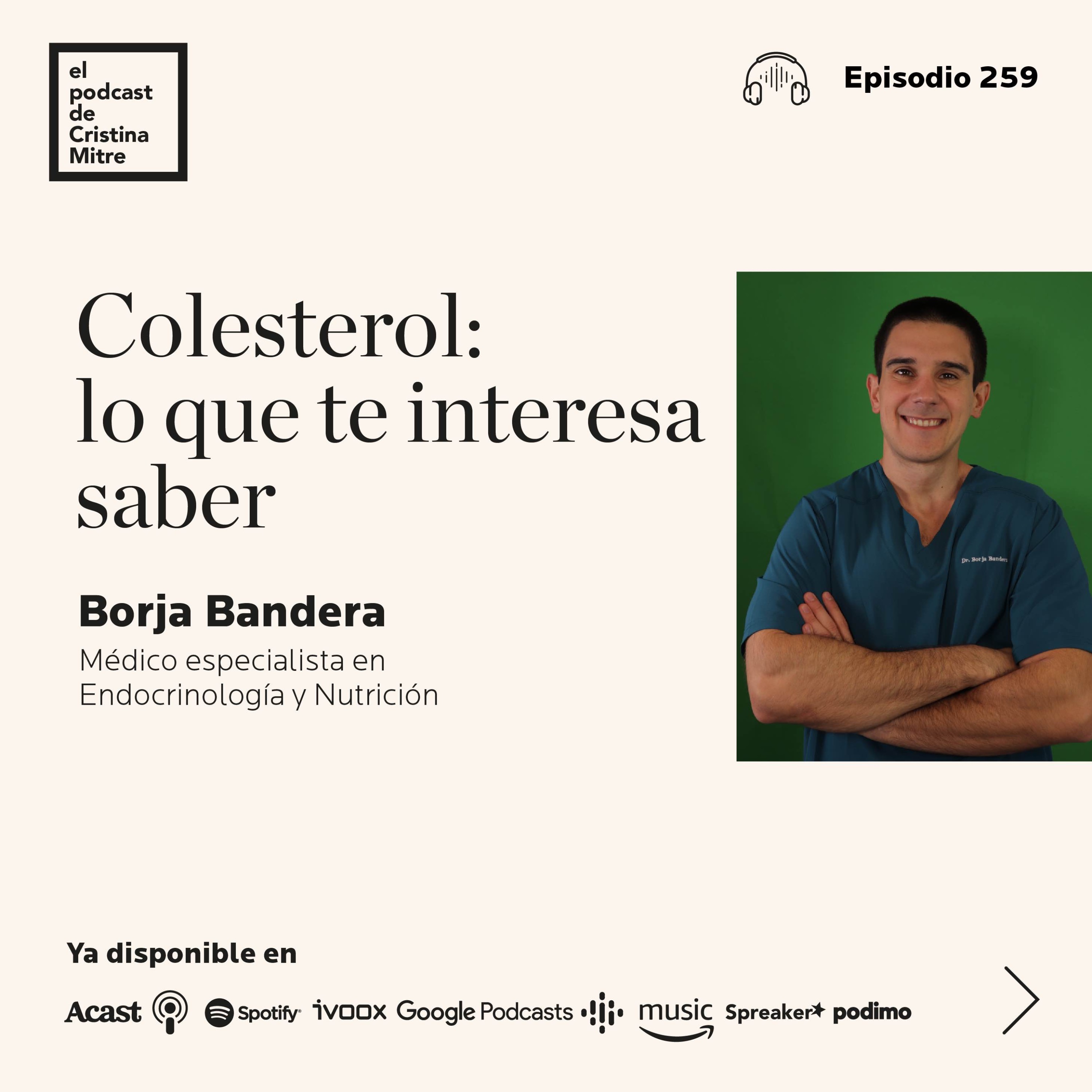 Colesterol: lo que te interesa saber, con Borja Bandera. Episodio 259