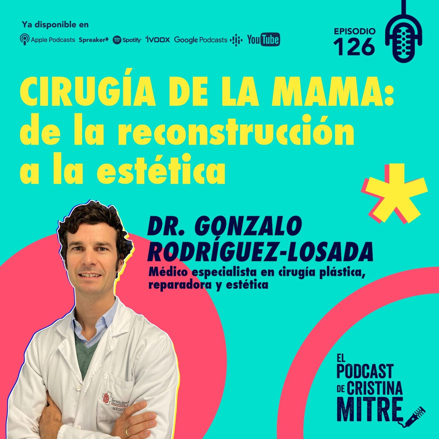 Cirugía de la mama: de la reconstrucción a la estética, con el Dr. Gonzalo Rodríguez-Losada. Episodio  126