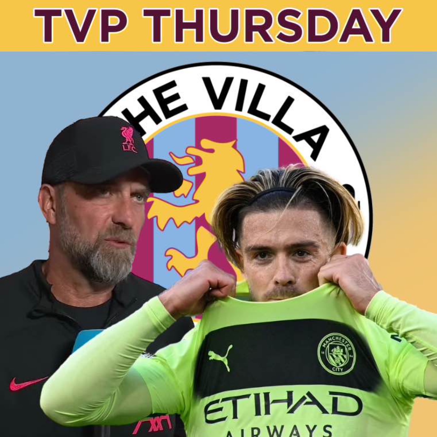 Klopp's interview, Grealish's tweet, United's transfer business episode artwork
